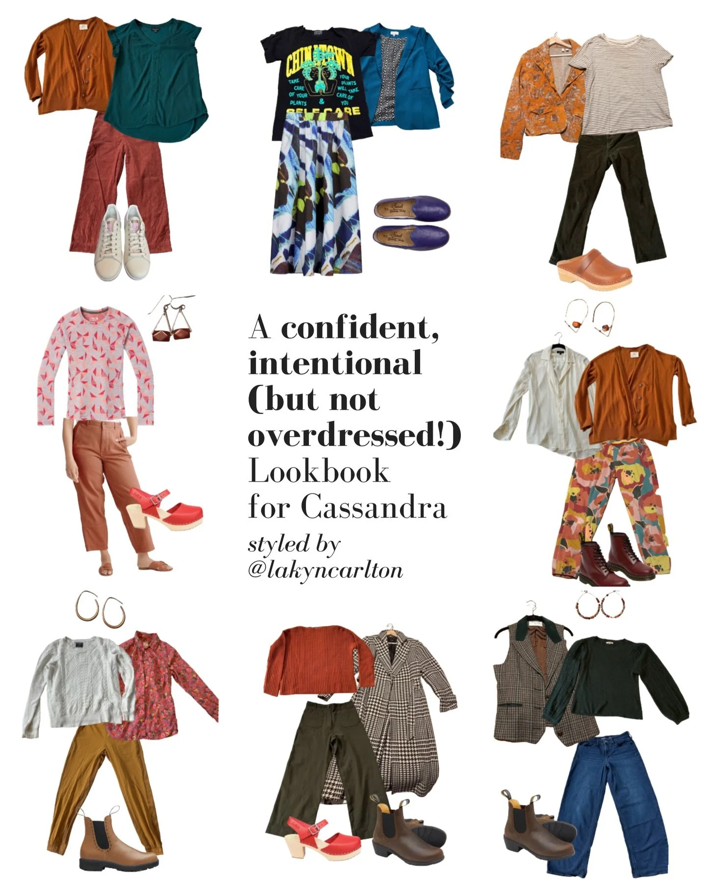 Cassandra just got a new job and needs some looks (utilizing her existing wardrobe plus two of my recommendations!) to both fit into the casual environment but still let everyone in the office know who&rsquo;s boss! How&rsquo;d I do? 

Styled via @my