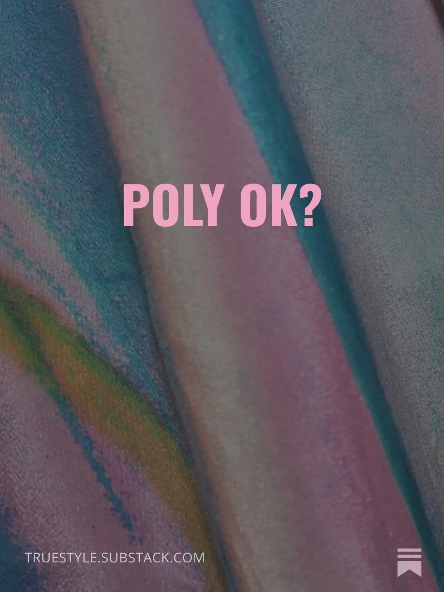 Today, we answer the age-old question: &ldquo;Why is this [dress/top/pair of trousers] 100% polyester?!?!??&rdquo; 

Link in bio.