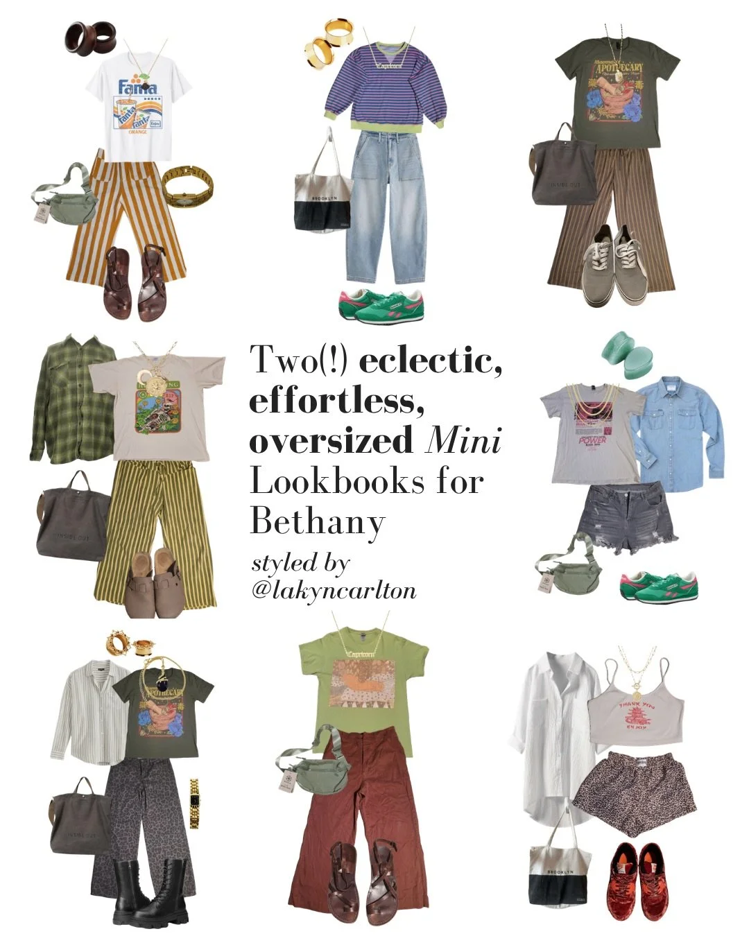 Yes, even your casual outfits can be elevated by a stylist (like me!)! Bethany was sick of defaulting to all black, so, she came to me (twice!) to utilize more color and print, while keeping the effortless, low-key vibe she&rsquo;s most comfortable i