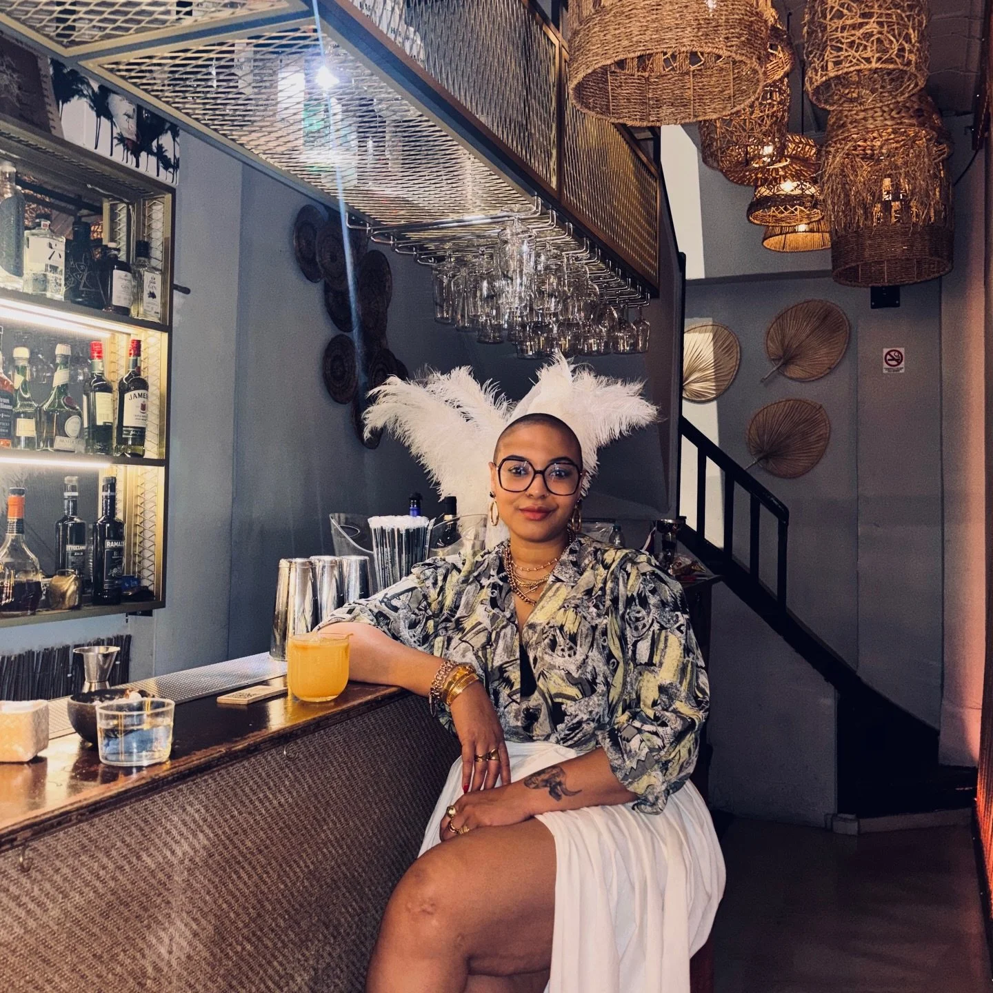 This is what 33 in a tiny bar in Athens looks like, shot by the bartender because solo traveling doesn&rsquo;t mean you don&rsquo;t get to have a photoshoot (you just have to ask nicely).