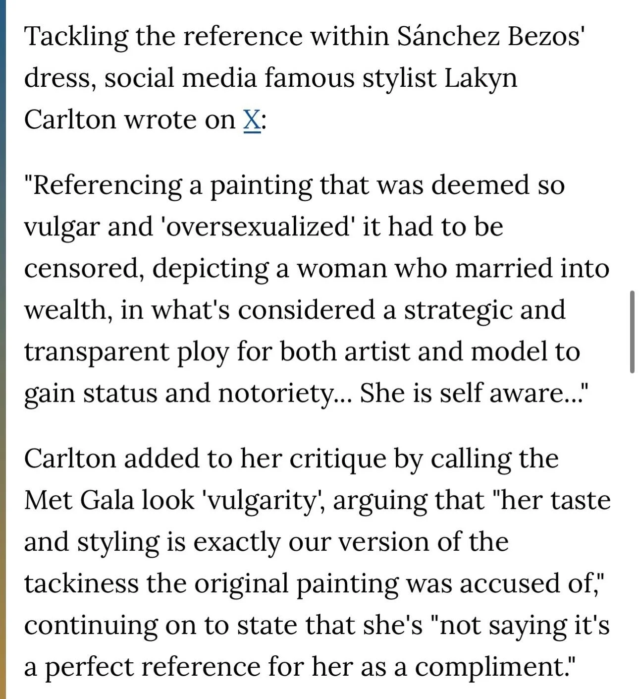 I tugged at Lauren Sanchez Bezos&rsquo;s wig a little bit and made it onto the incel news site. Better this than that time I went viral for going on a bad date, I guess.