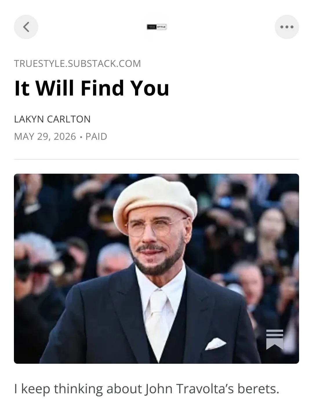 What happens when you really, really want to wear something you&rsquo;ve never worn before? Does it mean you&rsquo;re becoming someone new? Or are you just pretending that you are? How do you know the difference? New post on The Stack!