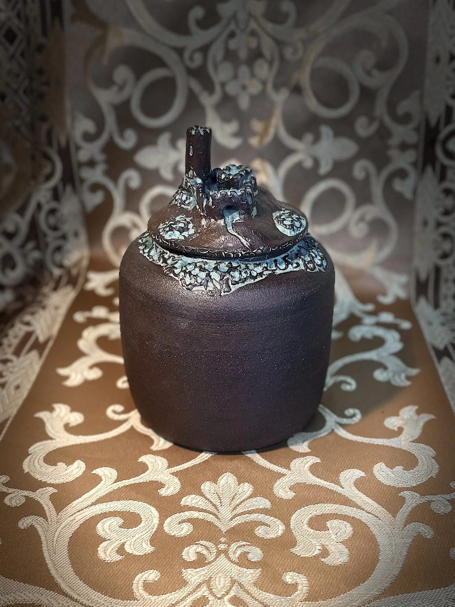 Enchanted Castle Ceramic Pot