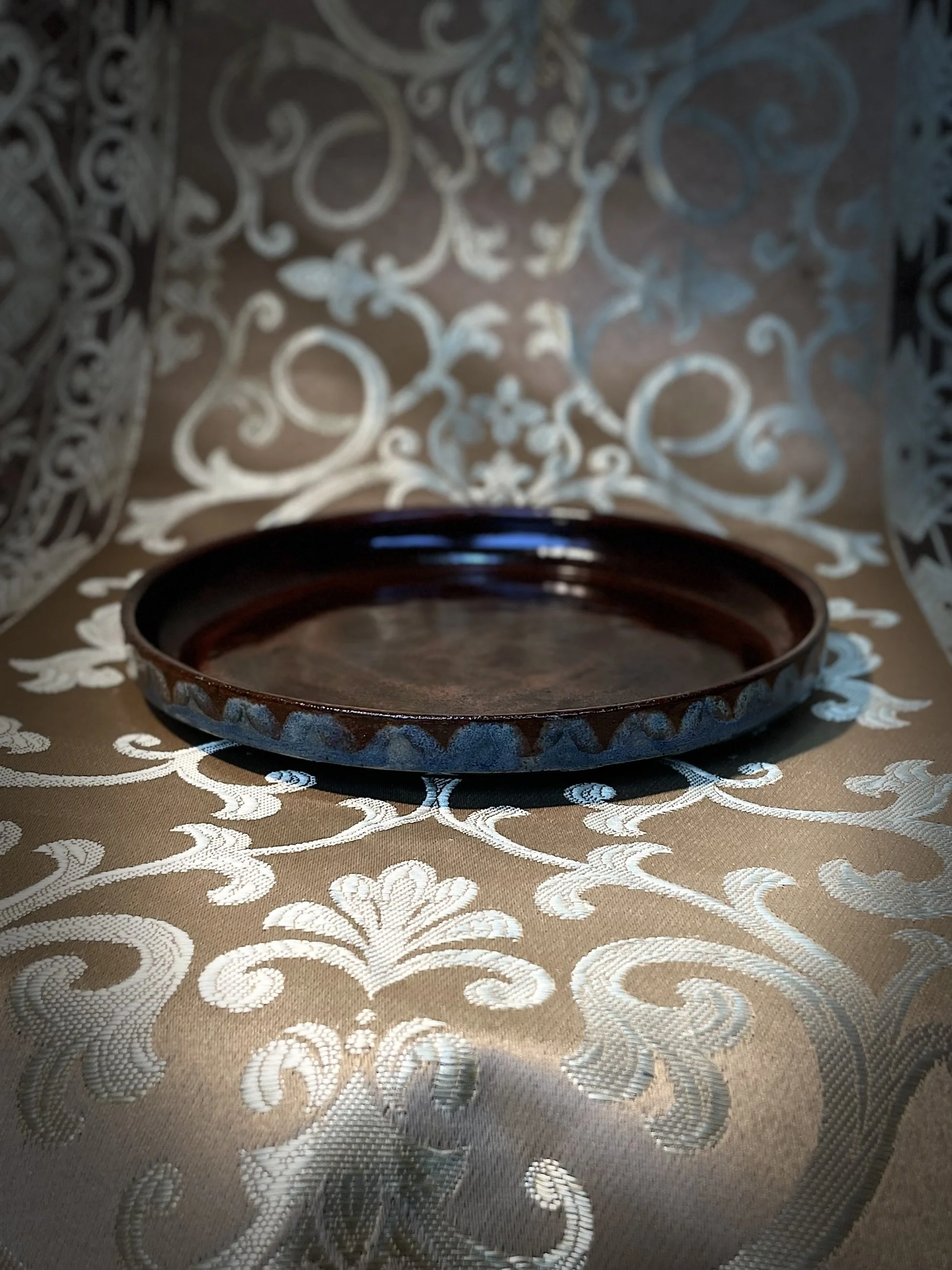 Vibrant Glazed Ceramic Side Plate