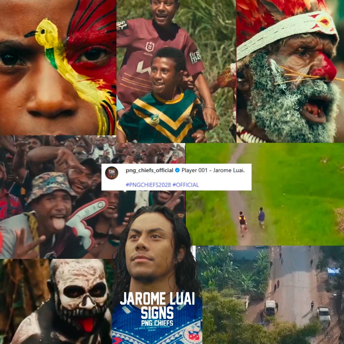 PNG Chiefs, Player 001 and the case for storytelling over static graphics