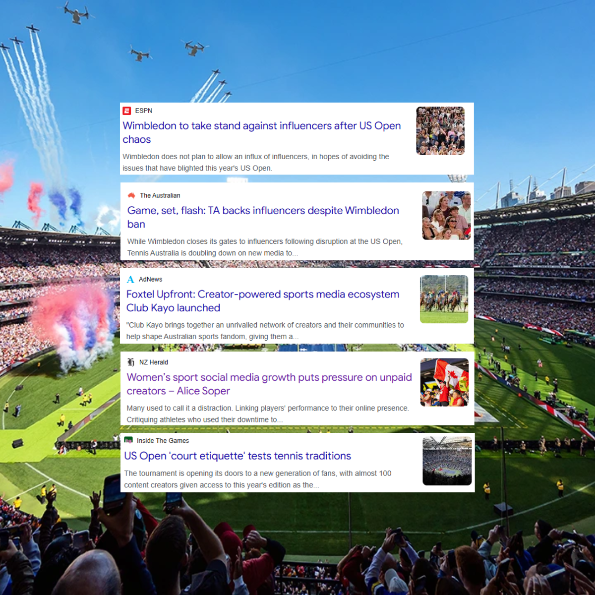 Sport’s Creator Boom Has a Sameness Problem