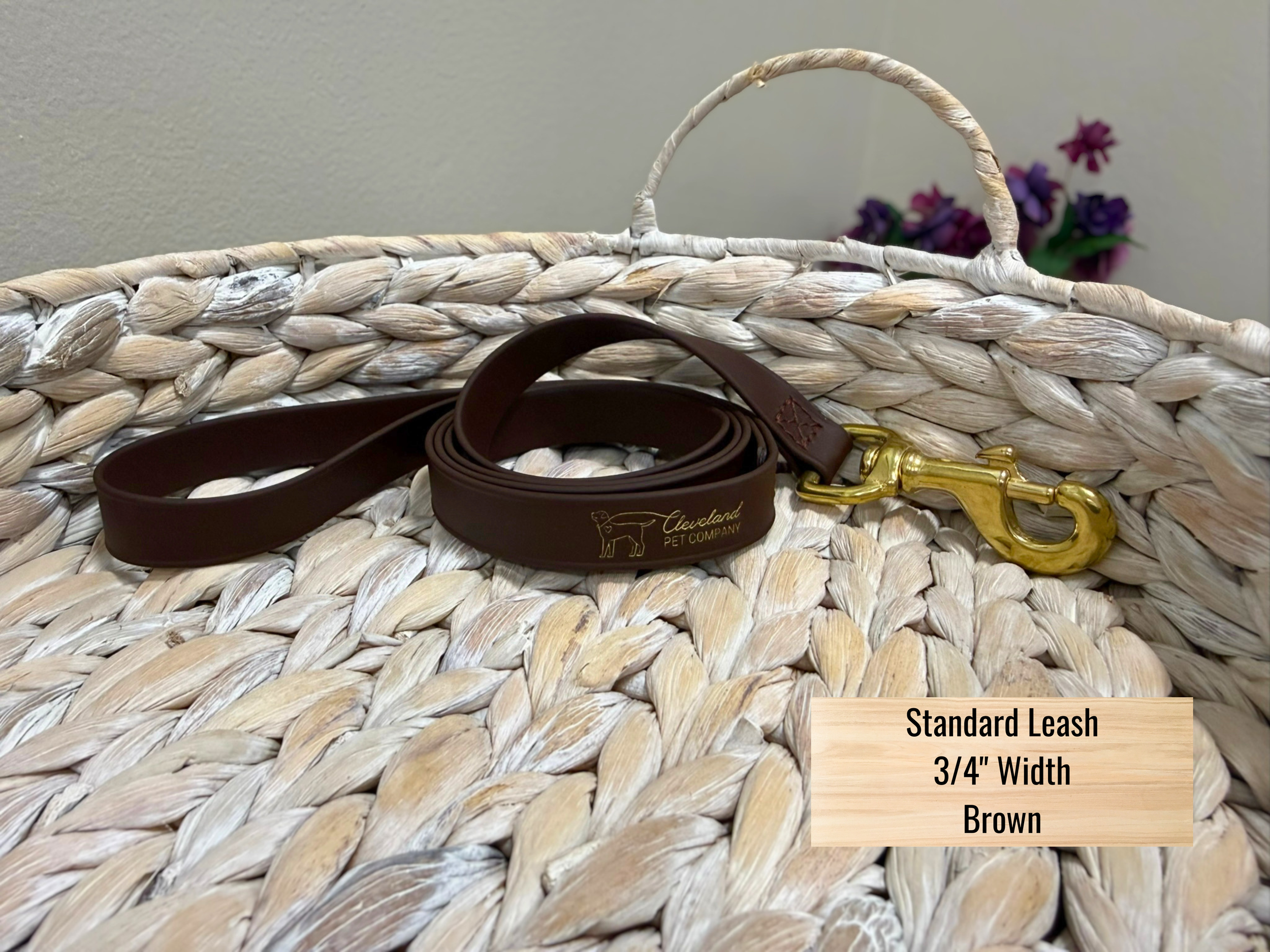 Standard Leash 34 Width Brown.png