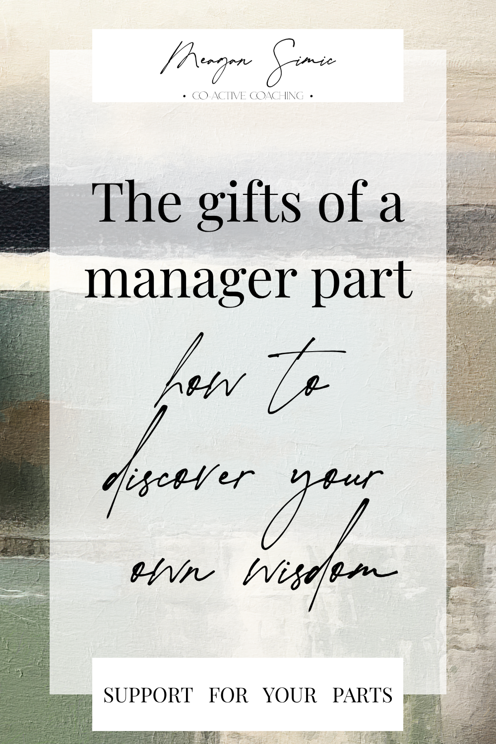 The gifts of a manager part