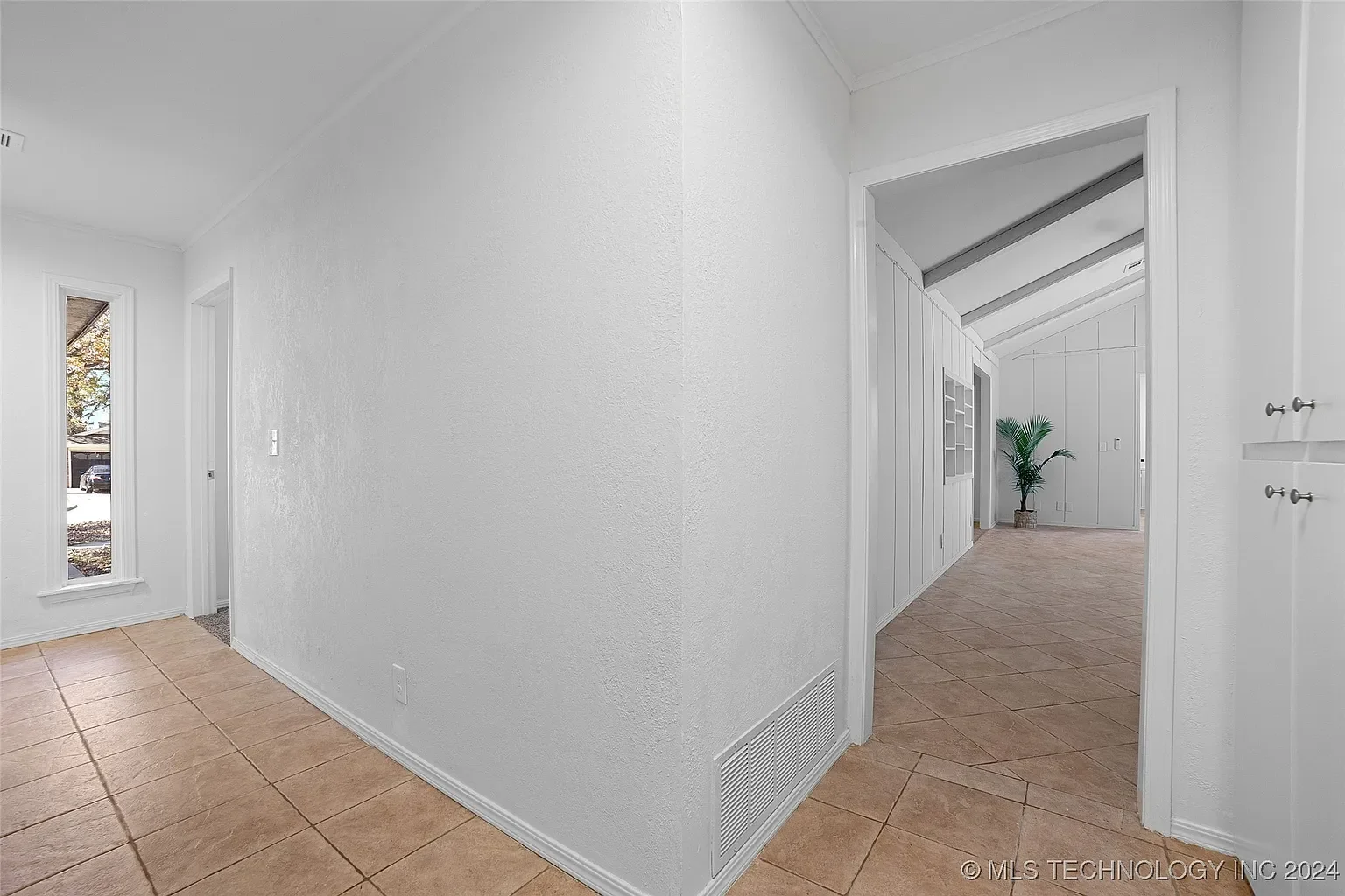 Hall closet After