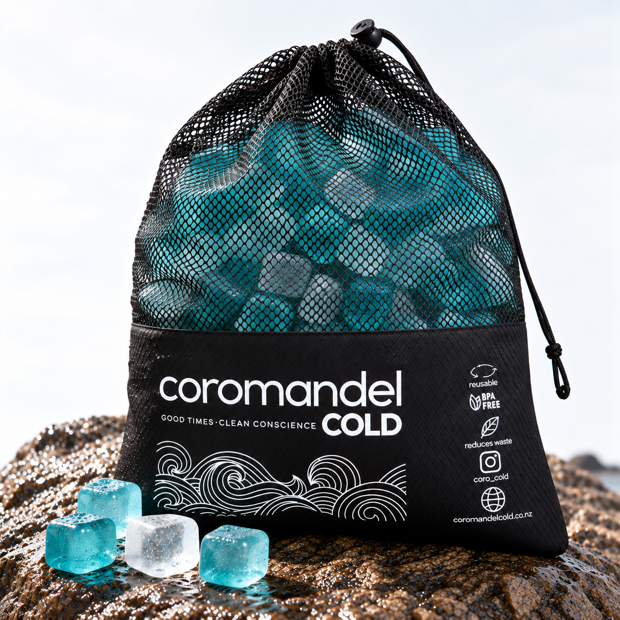 Coromandel Cold reusable ice – single 3kg bag