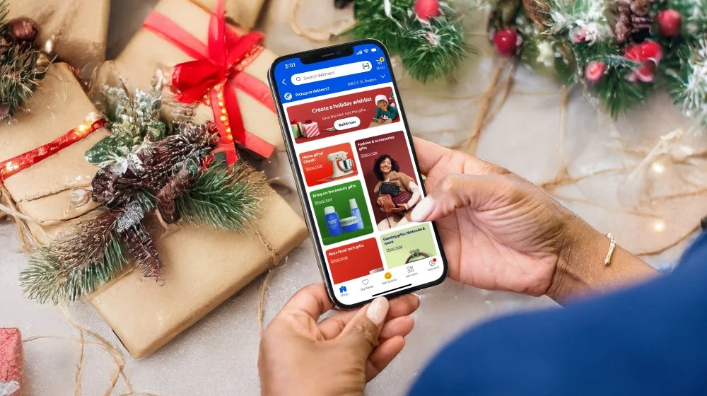 Holiday shopping using Walmart app.jpg