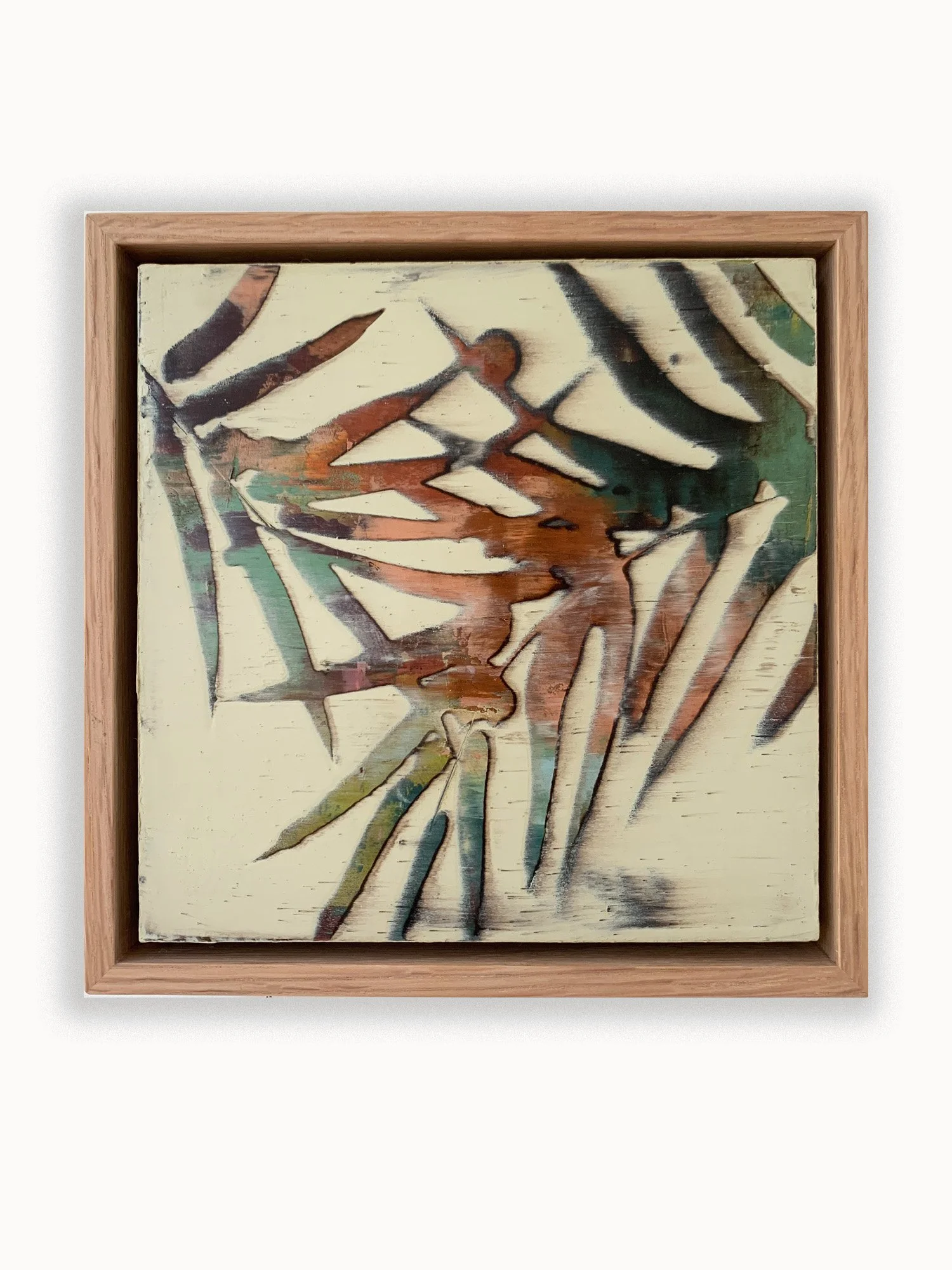 Mini Block - Palm Leaf Cream