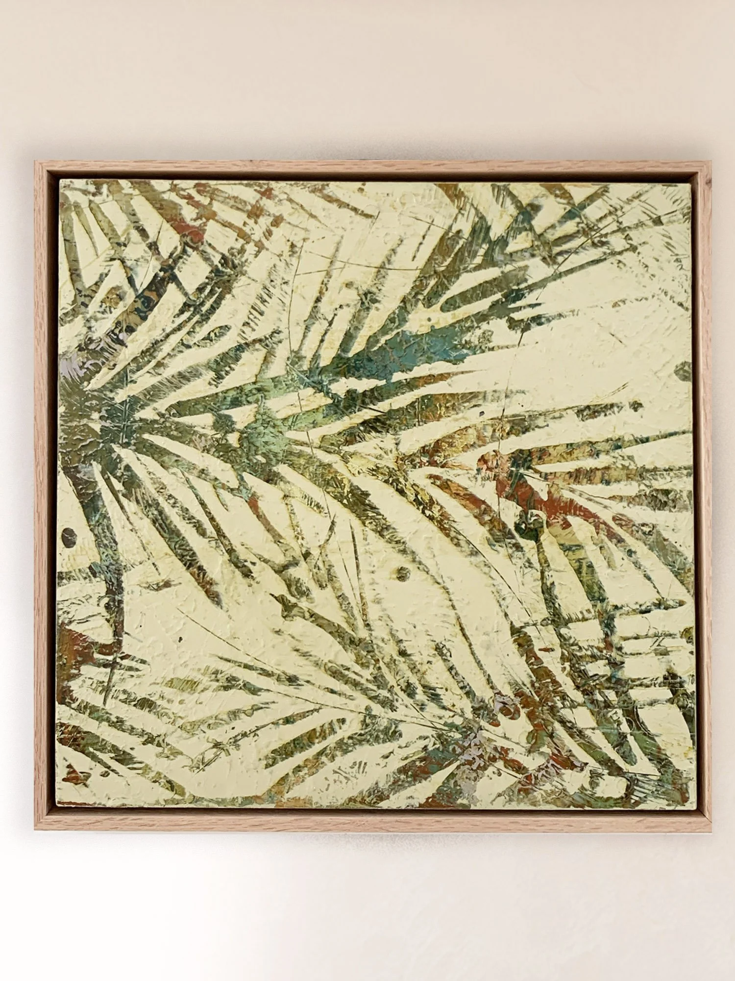 Leaf Block Off White