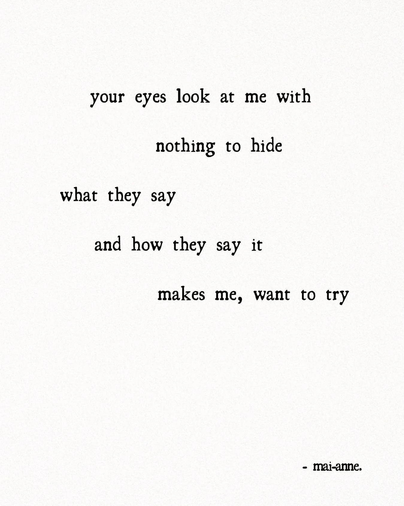&ldquo;say yes&rdquo;

.
.
.
#lyricist #poetrycommunity #poetrylovers #poetryisnotdead #poetryislife #lovepoetry #unhide #thoughtsonpaper #sayyes