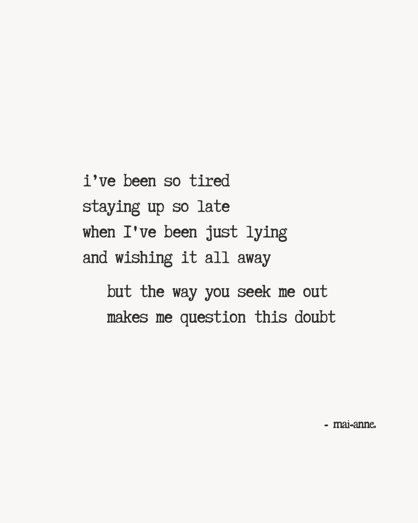 more than before.
I remember playing this song in new york, 11th street bar. might&rsquo;ve been one of the best nights ever &hearts;️

.
.
.
#poetsofig #poetrylove #poetryisnotdead #lyrics #oldlyrics