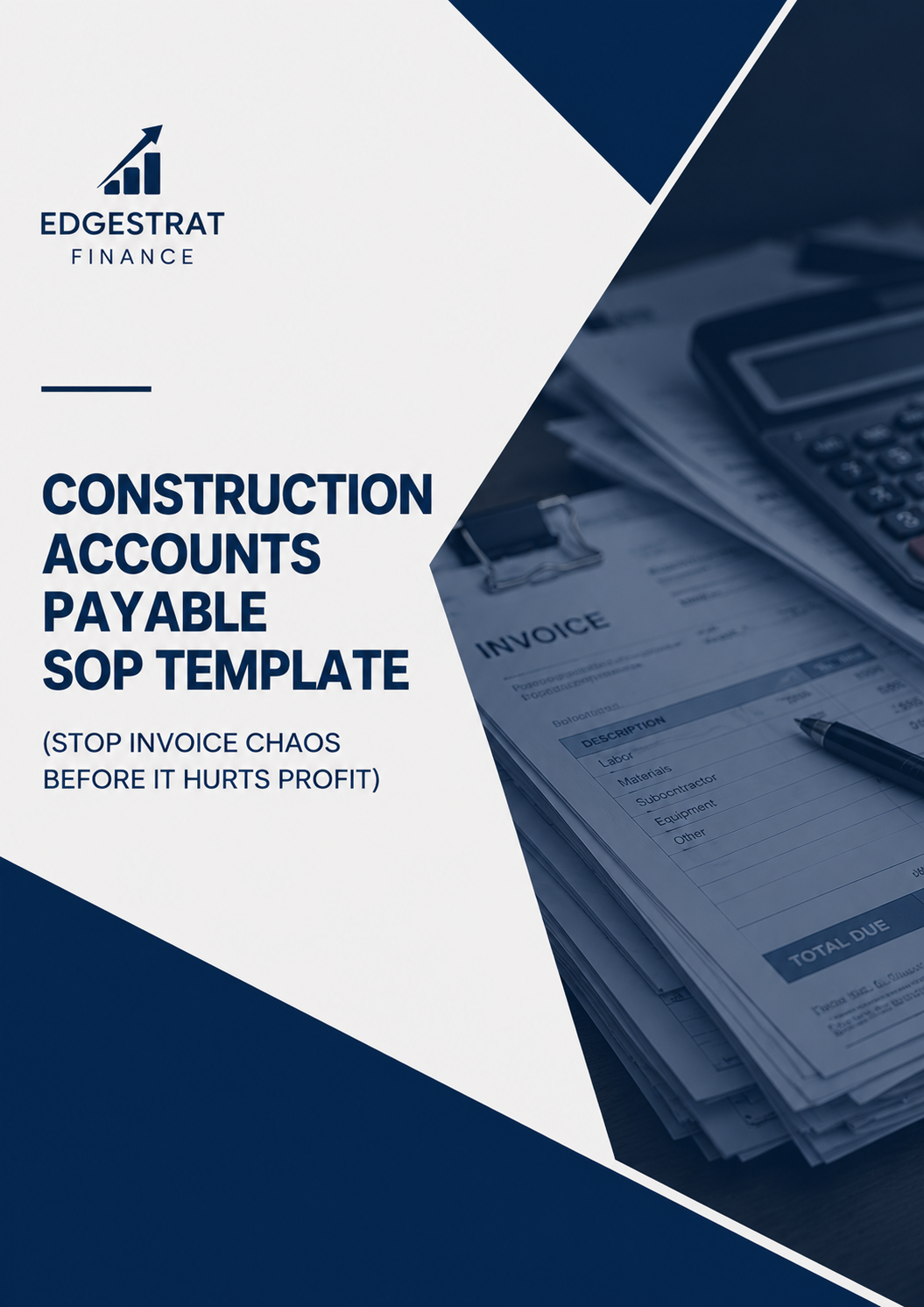 Construction Accounts Payable SOP Template (Stop Invoice Chaos Before It Hurts Profit)