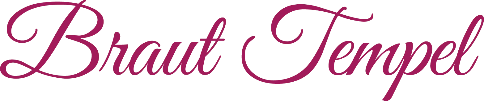 Text reading 'Braut & Tengep' in cursive font with maroon color.