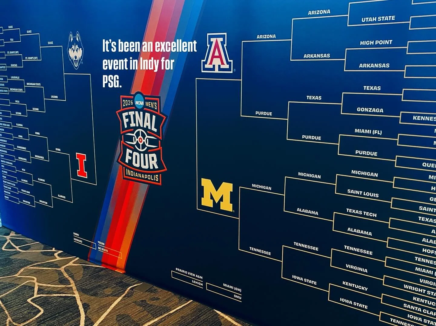 We want to thank everyone we&rsquo;ve met with in Indianapolis for making this such a highly productive and successful event. #hustle