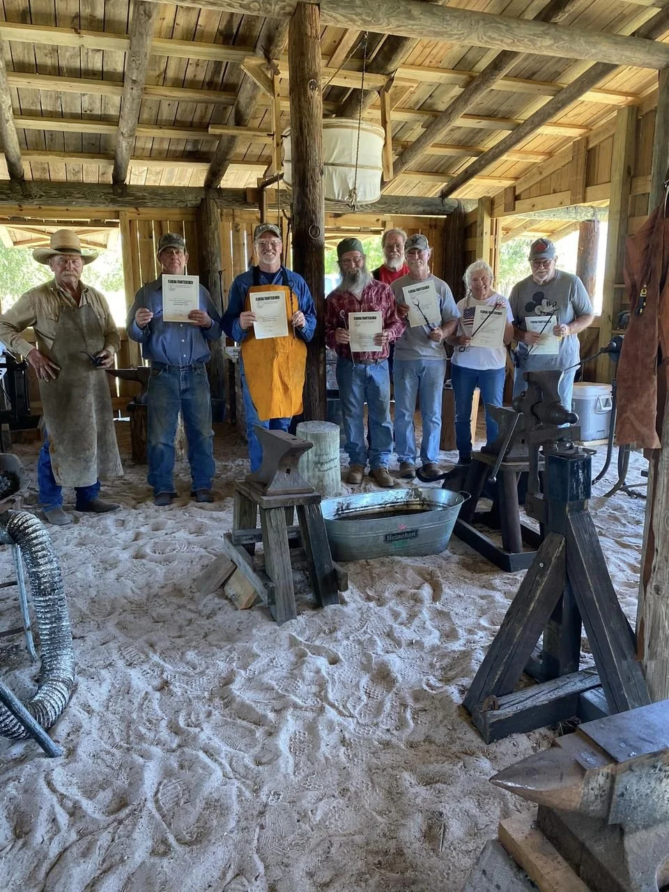 Another Beginners Blacksmith Class Completed