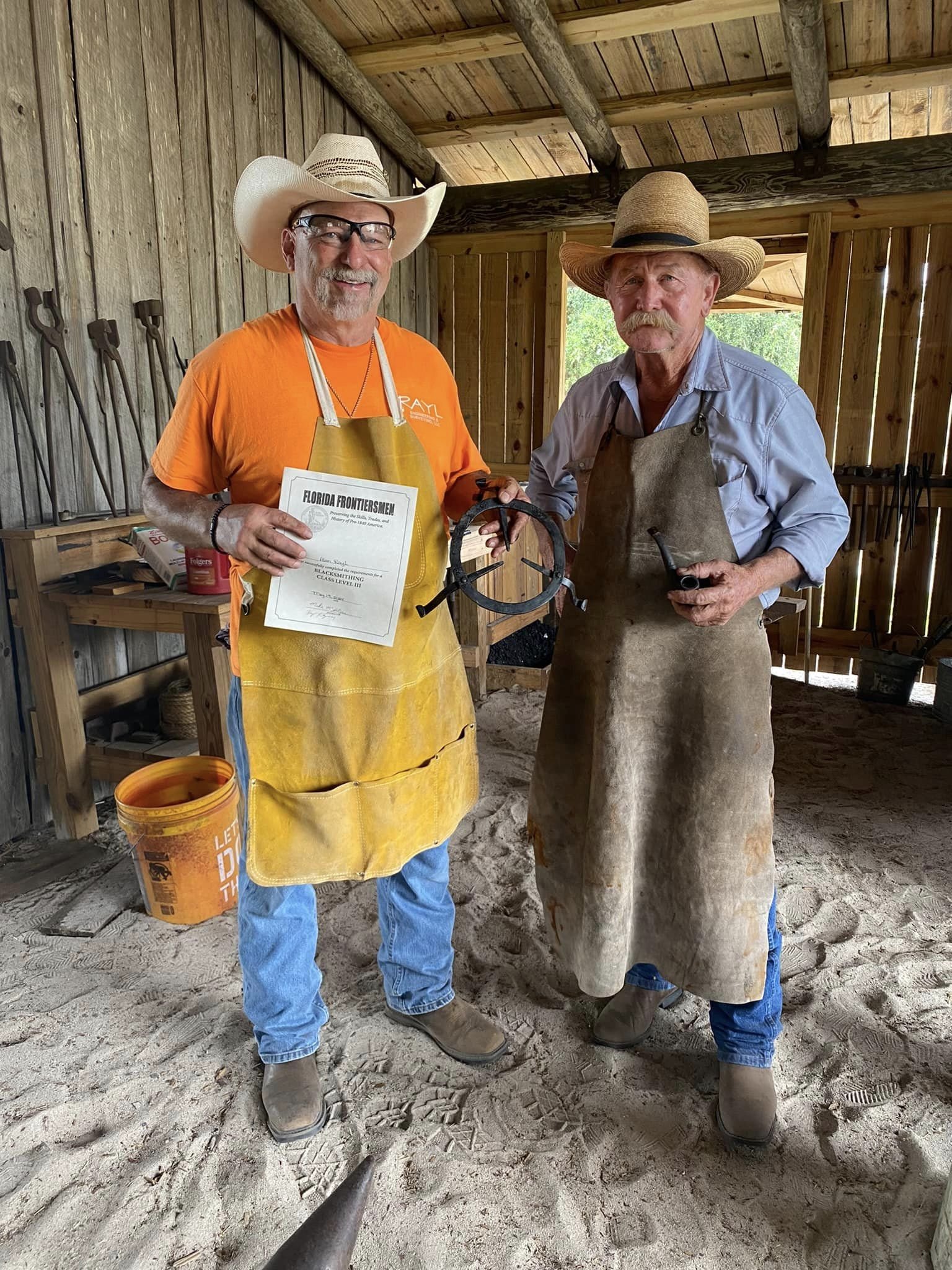 Alan Rayl in the Blacksmith Class Level III