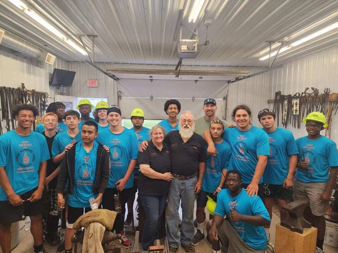 Blacksmith & Pottery Making Demos for Leadership Program