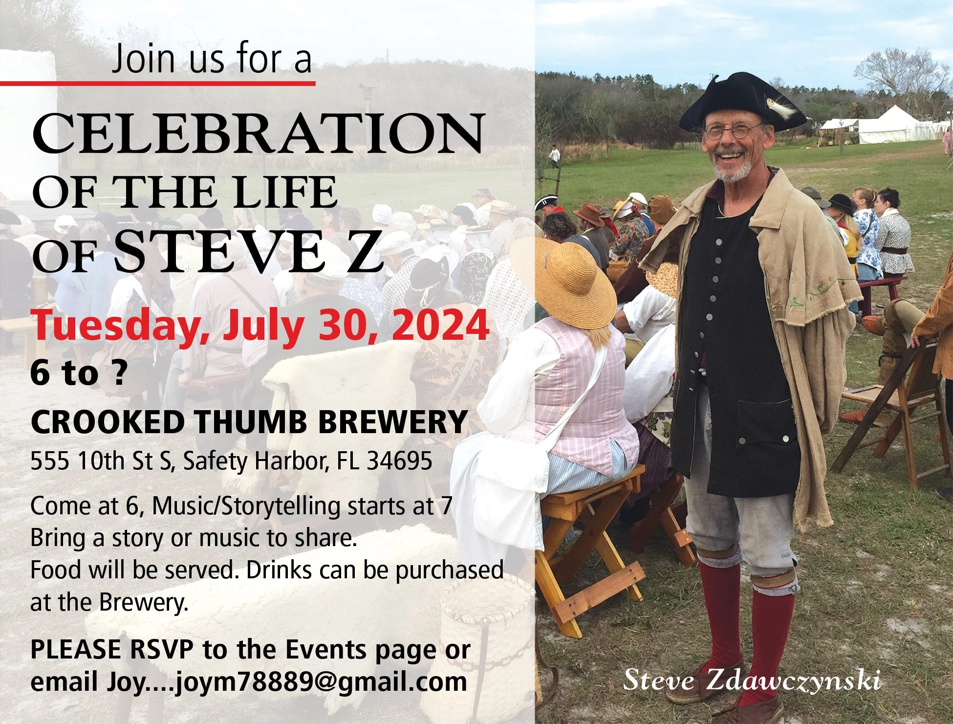 Steve Z's Celebration of Life