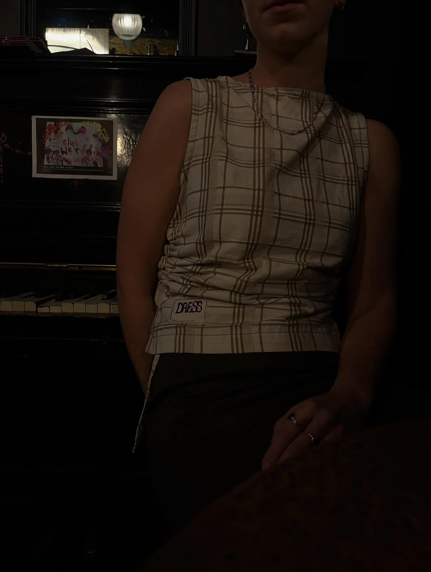 The Singlet in Checkered Curtain 

Available as Made To Order in various sizes through the link in bio. 

#handmadeclothing #dressbypolly #ethicalfashion #sustainable #slowfashion #smallbusiness