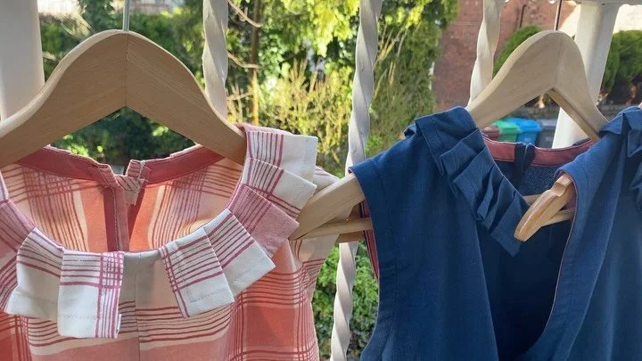 Since it&rsquo;s a gorgeous sunny day in Manchester I thought it&rsquo;d be the perfect time to introduce the latest design in the DRESS collection. This is the Ruff Top. 

With a pleated collar and a tie waist to cinch the garment&rsquo;s shape to y