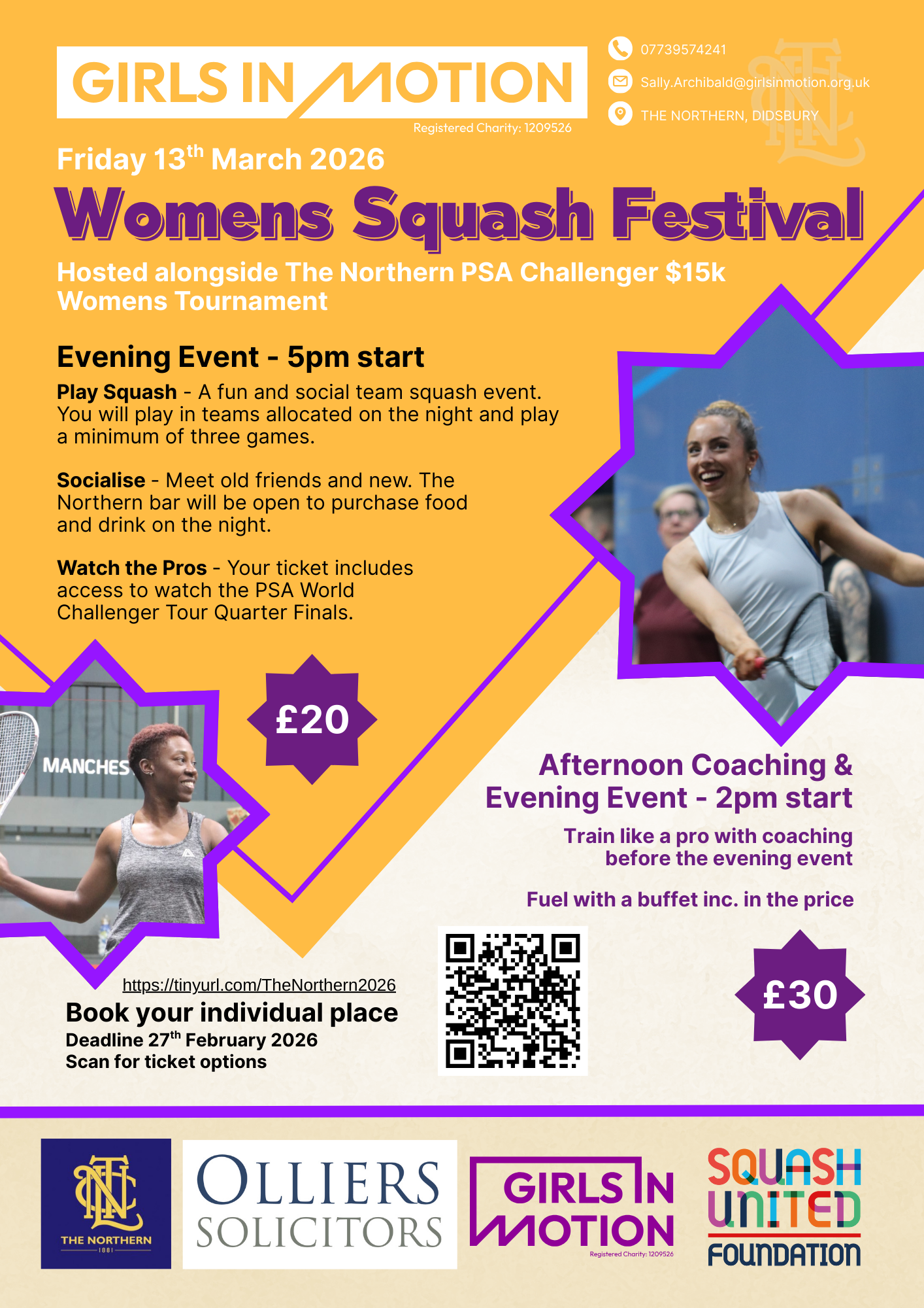 Northern Womens PSA Festival
