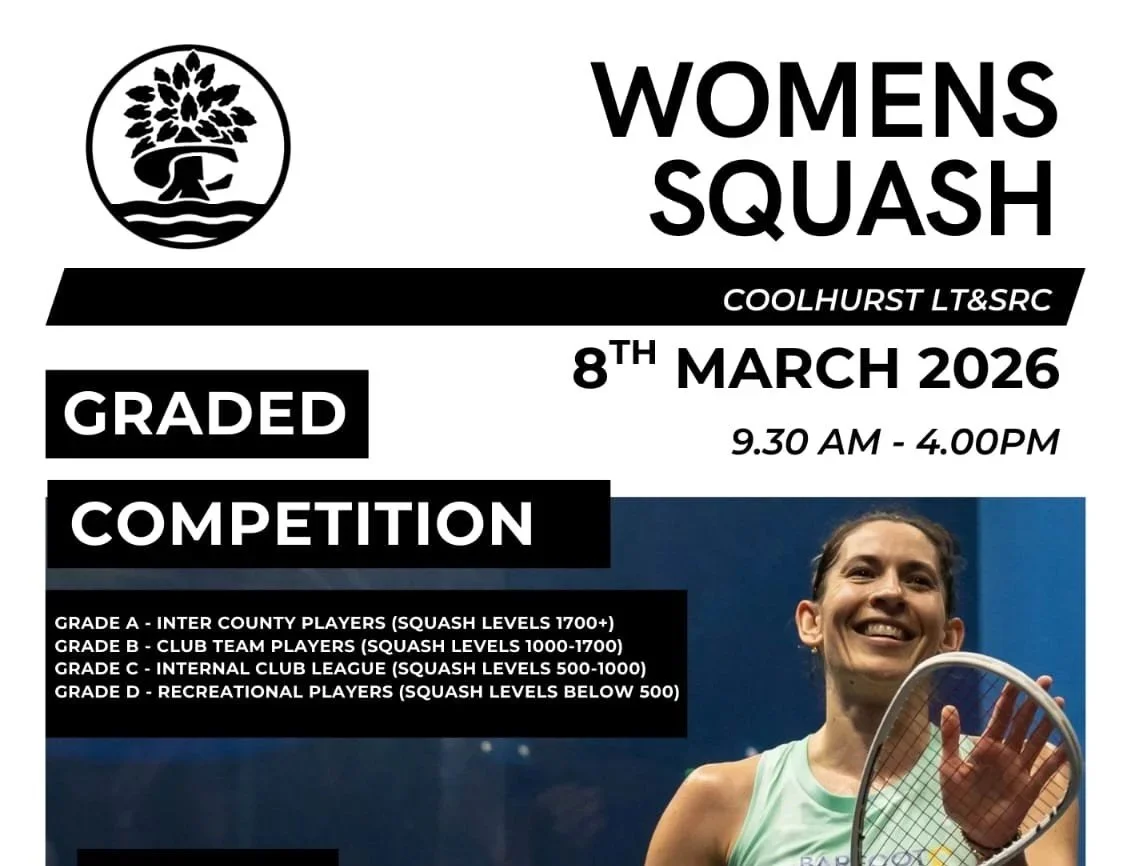 WOMEN’S GRADED SQUASH COMPETITION – COOLHURST