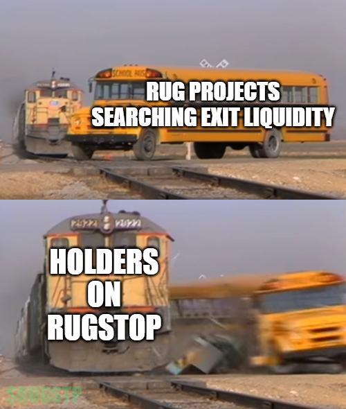 A train hitting a school bus Meme