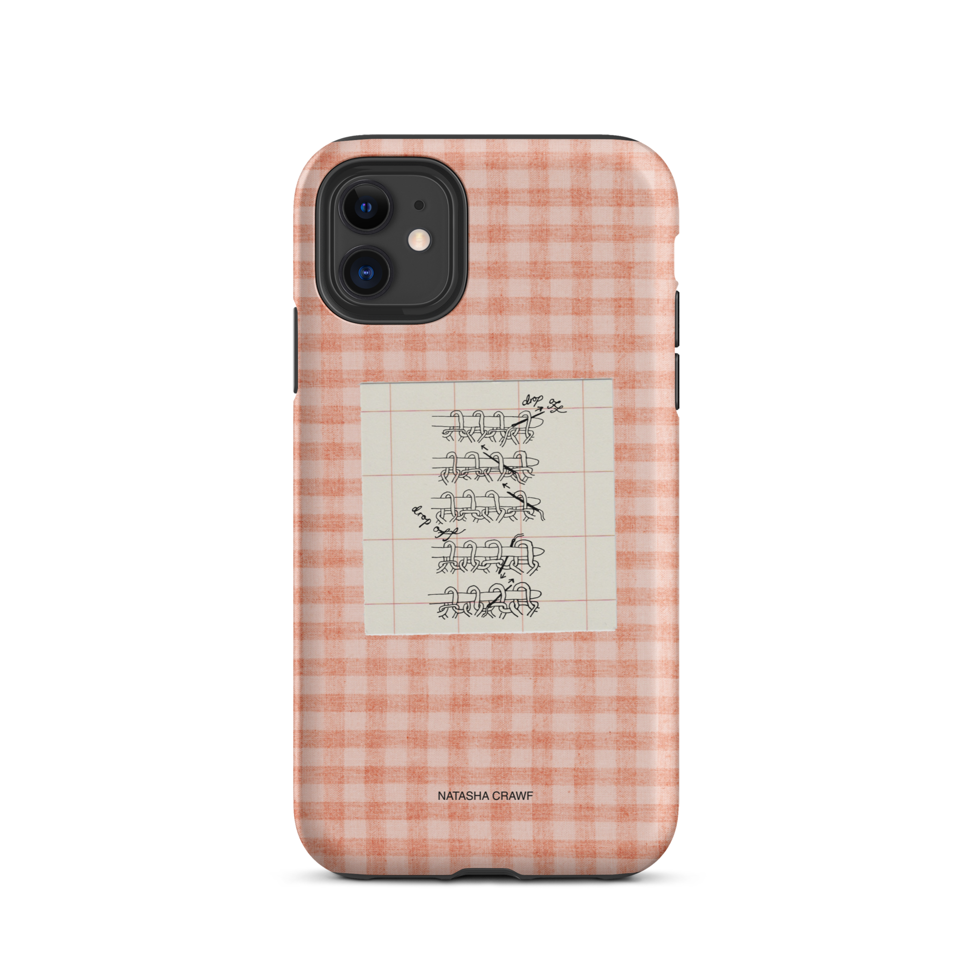 Pink Tubular Cast Off Tough Phone Case for iPhone®