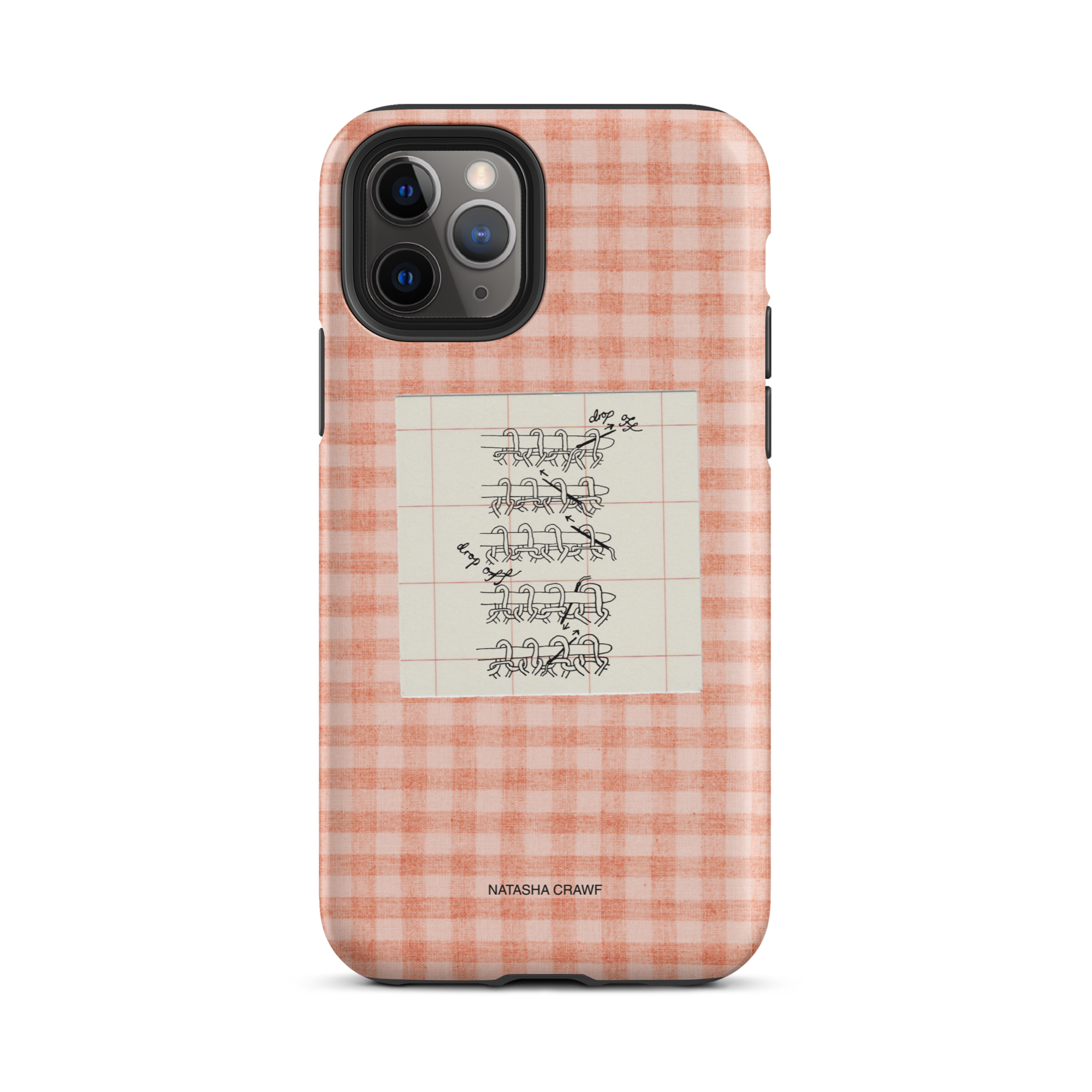 Pink Tubular Cast Off Tough Phone Case for iPhone®