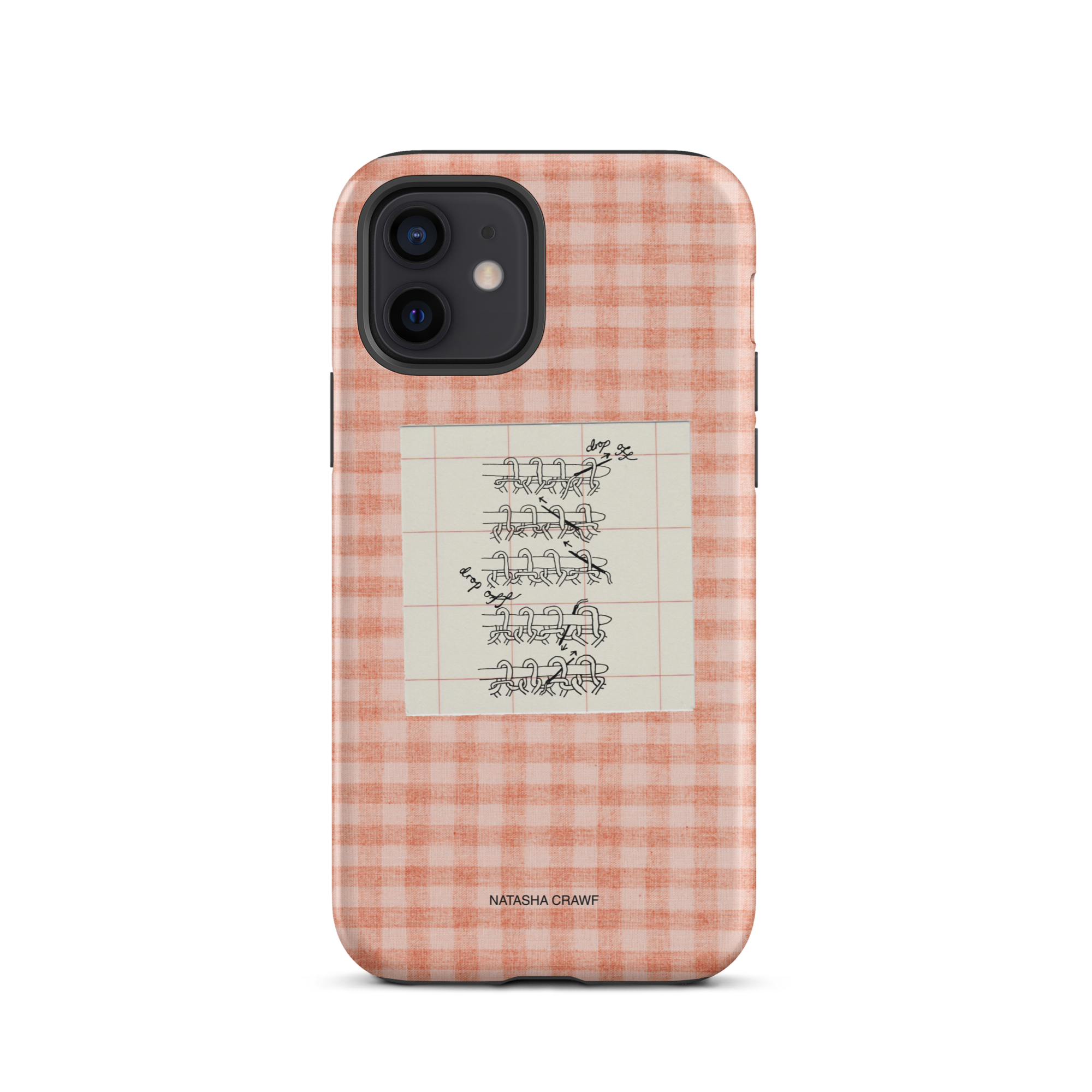 Pink Tubular Cast Off Tough Phone Case for iPhone®