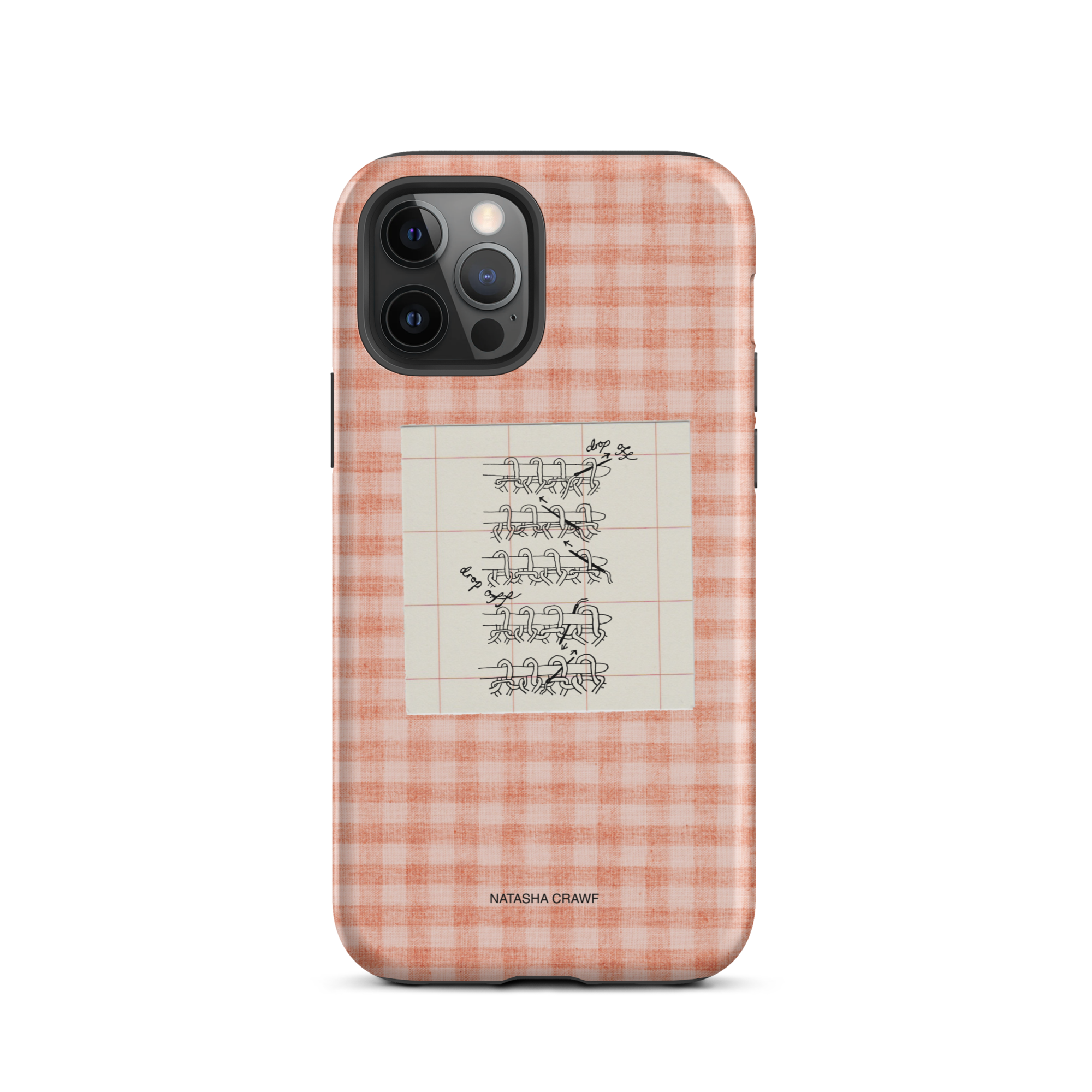 Pink Tubular Cast Off Tough Phone Case for iPhone®