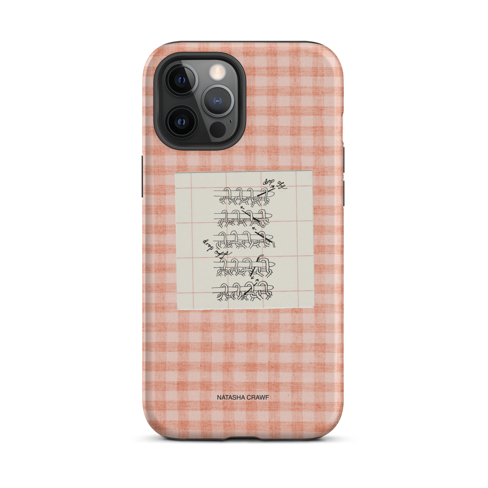 Pink Tubular Cast Off Tough Phone Case for iPhone®