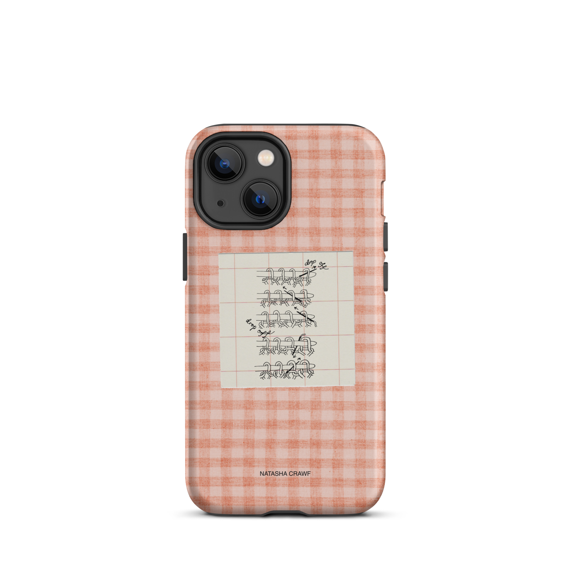 Pink Tubular Cast Off Tough Phone Case for iPhone®