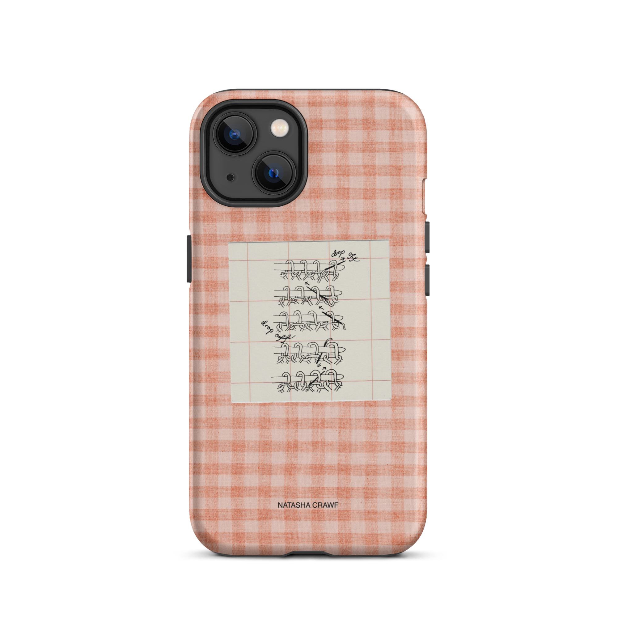 Pink Tubular Cast Off Tough Phone Case for iPhone®