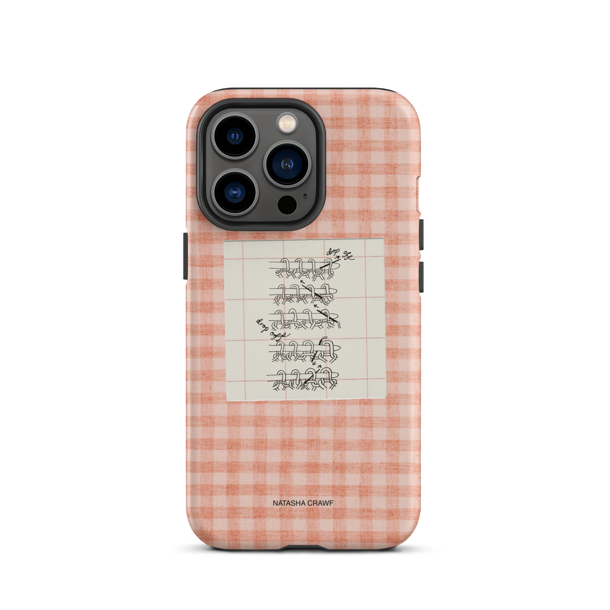 Pink Tubular Cast Off Tough Phone Case for iPhone®