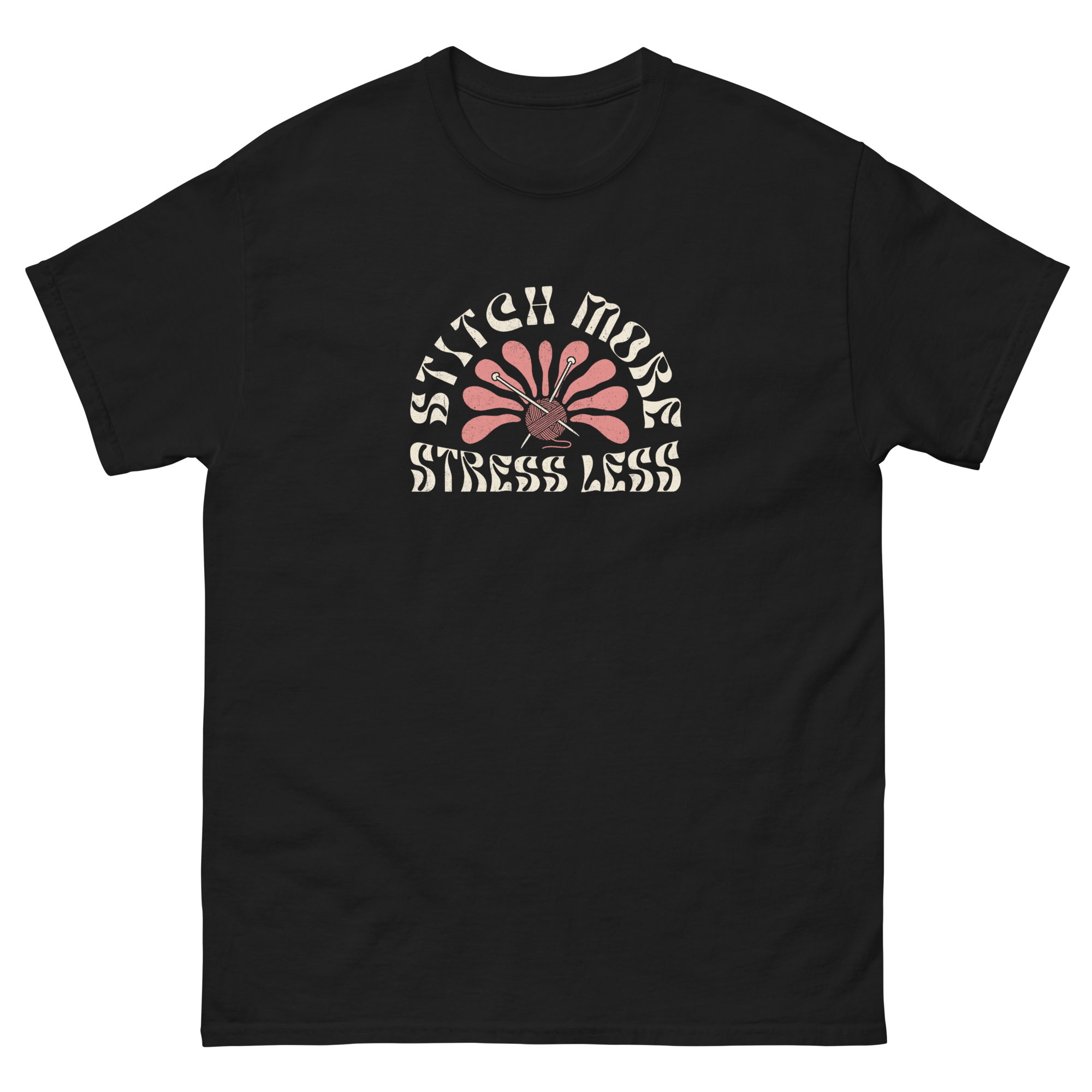 Stitch More Stress Less Oversized T-Shirt