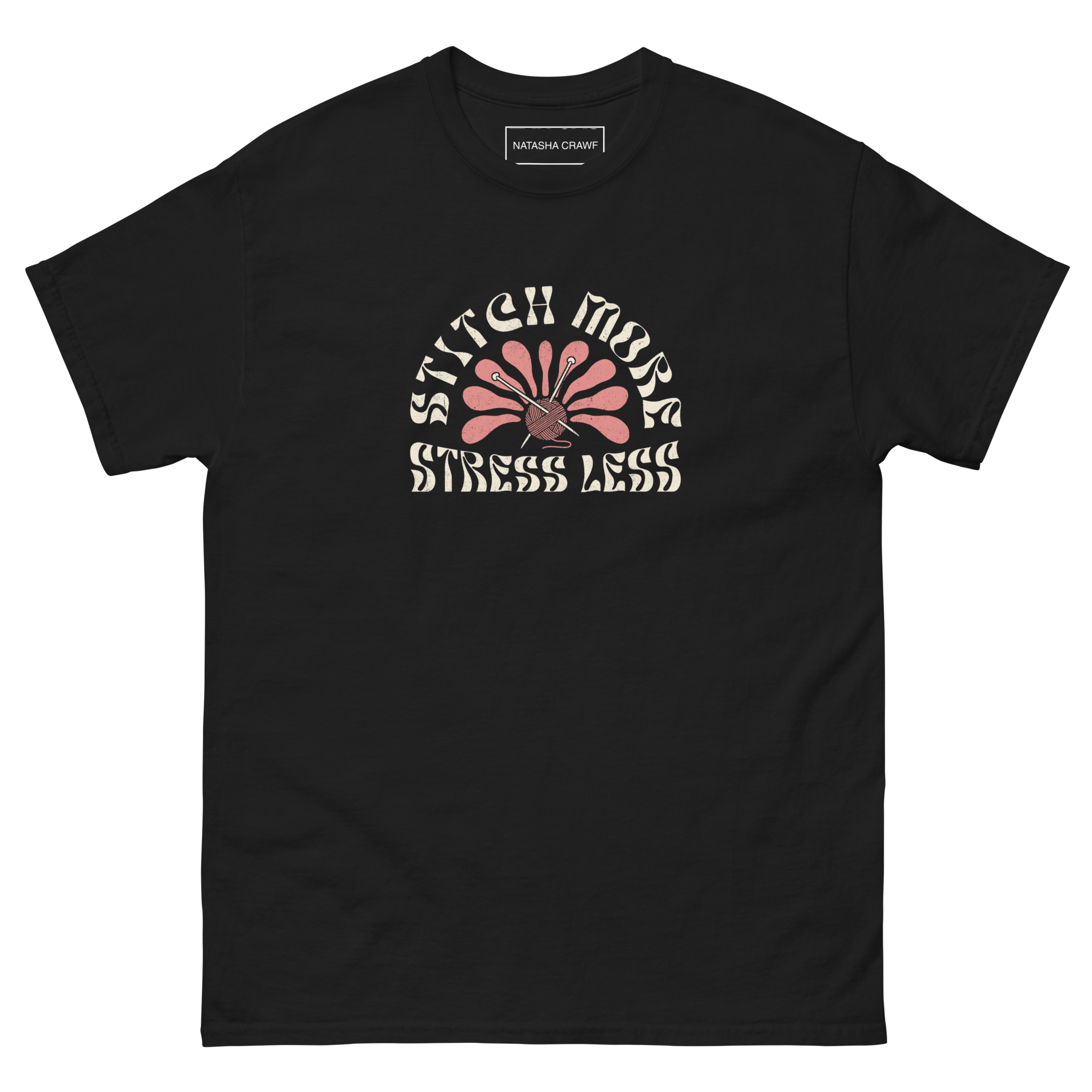 Stitch More Stress Less Oversized T-Shirt