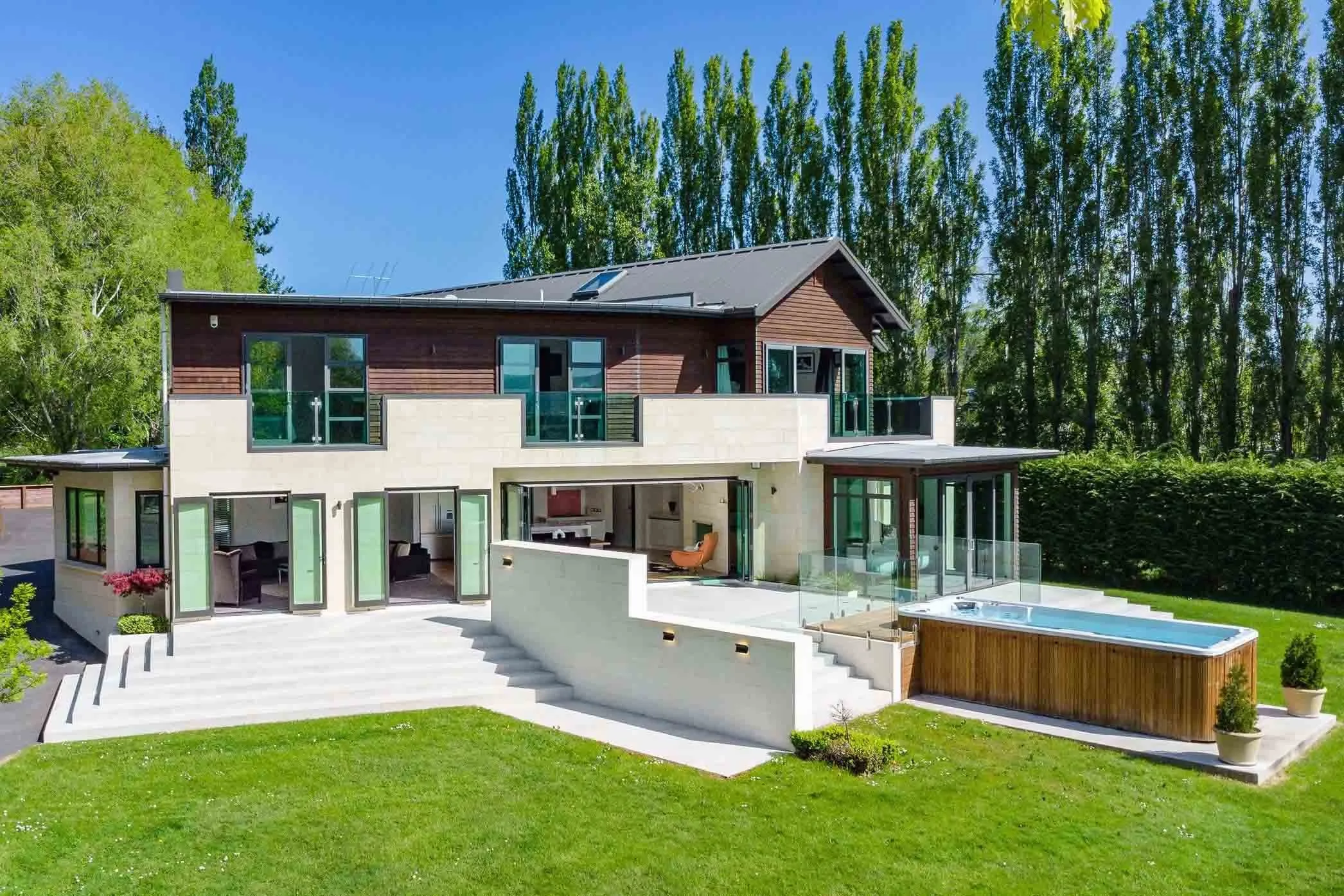 Modern family home in Mosgiel photographed for a real estate listing.