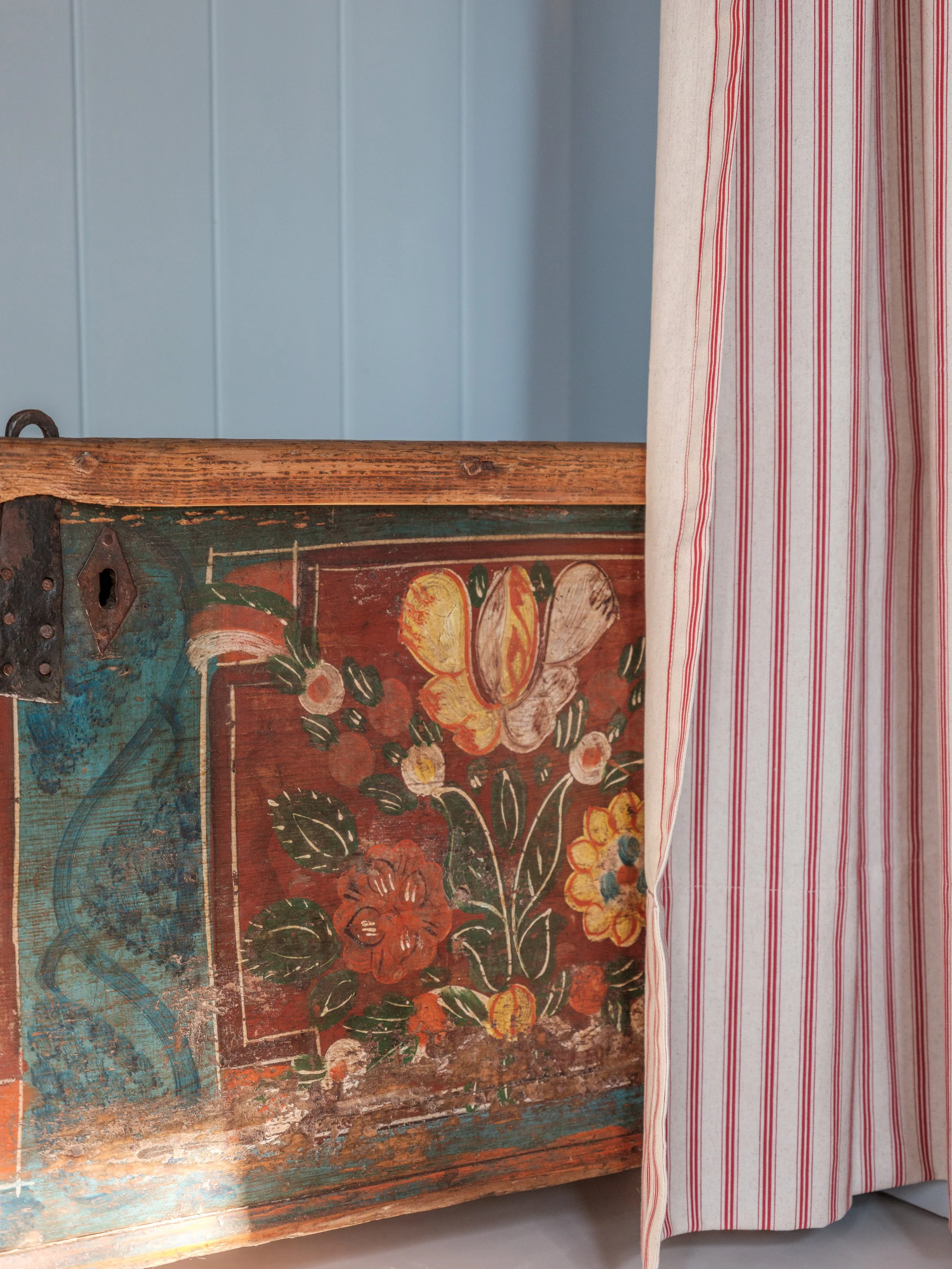 Thalassa suite antique chest at The Selene Greece, Symi