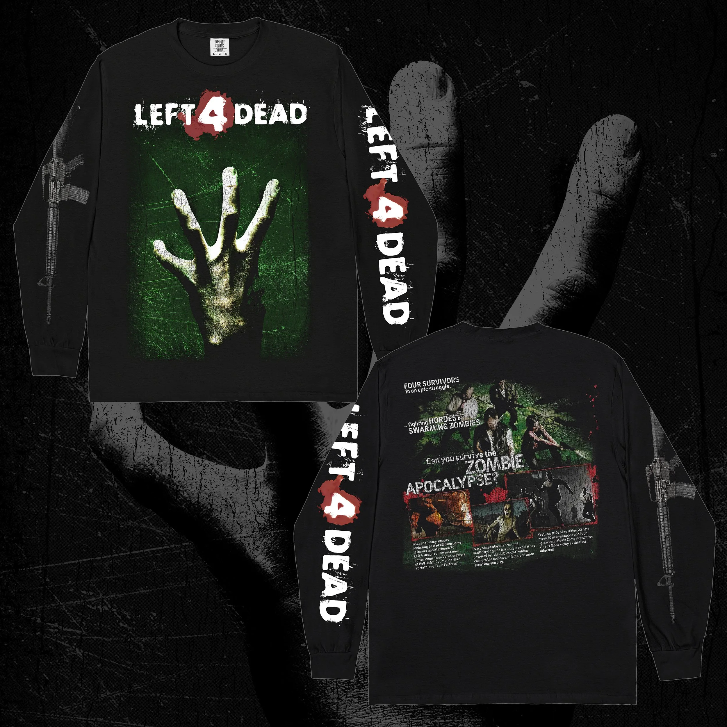 Left 4 Dead "Cover" Long Sleeve