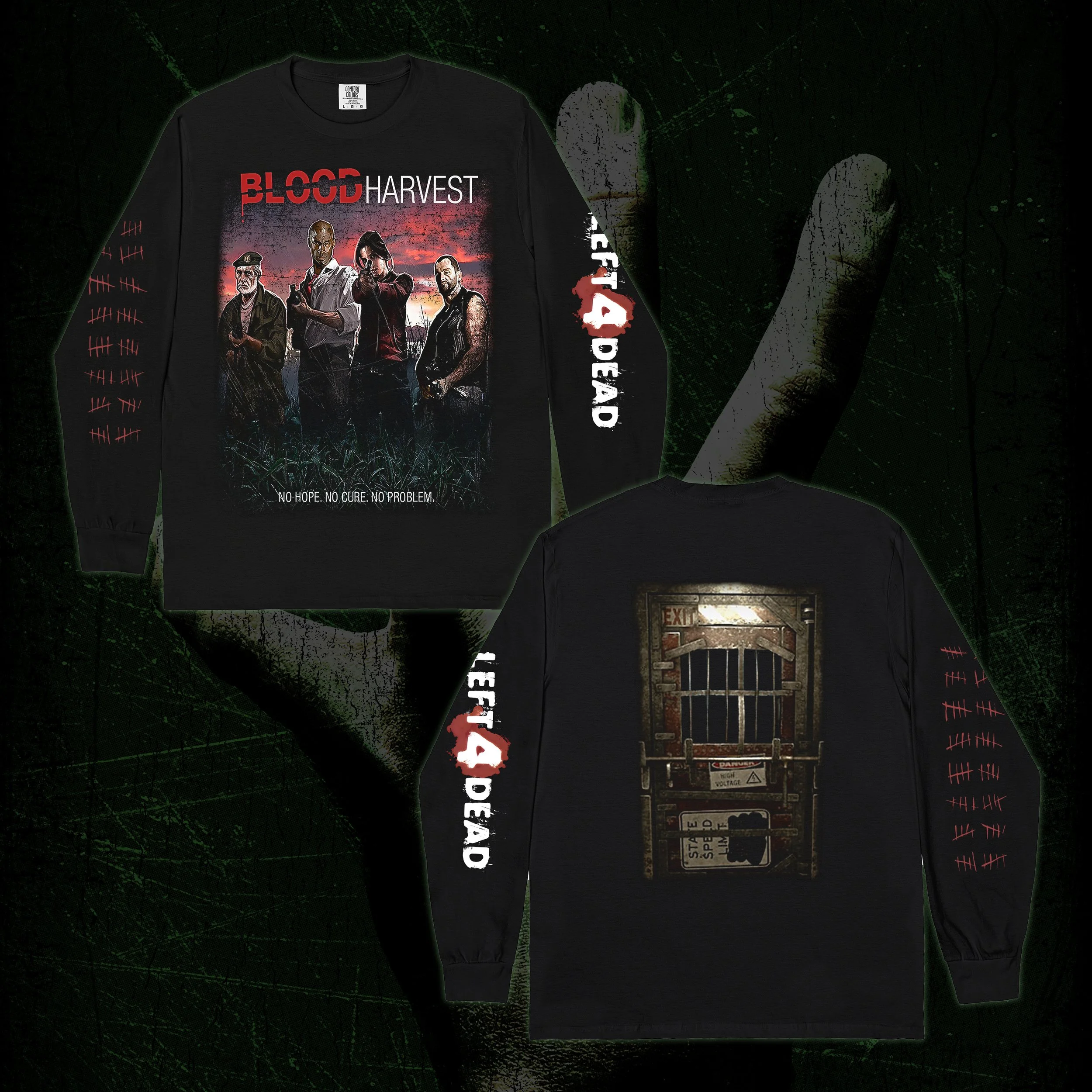 Left 4 Dead "Blood Harvest" Long Sleeve