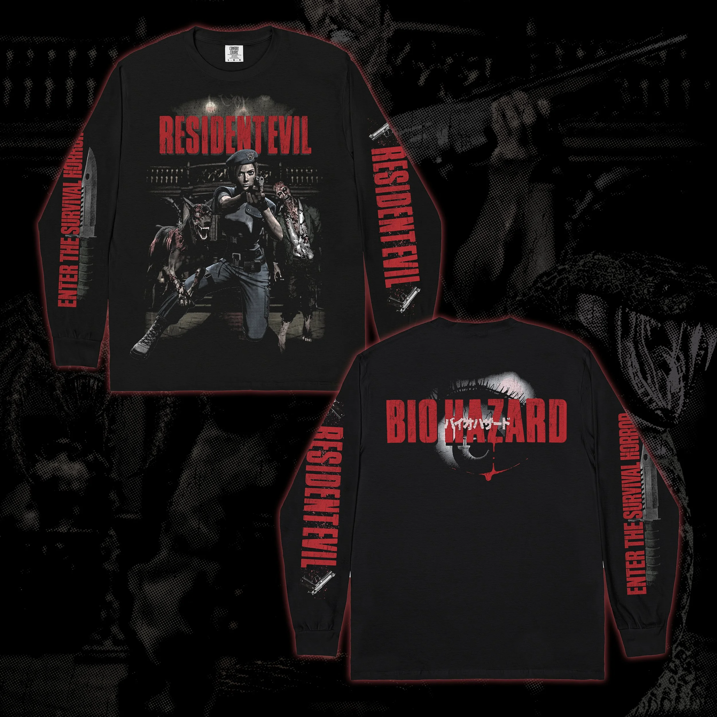 Resident Evil 1996 "Jill" Long Sleeve