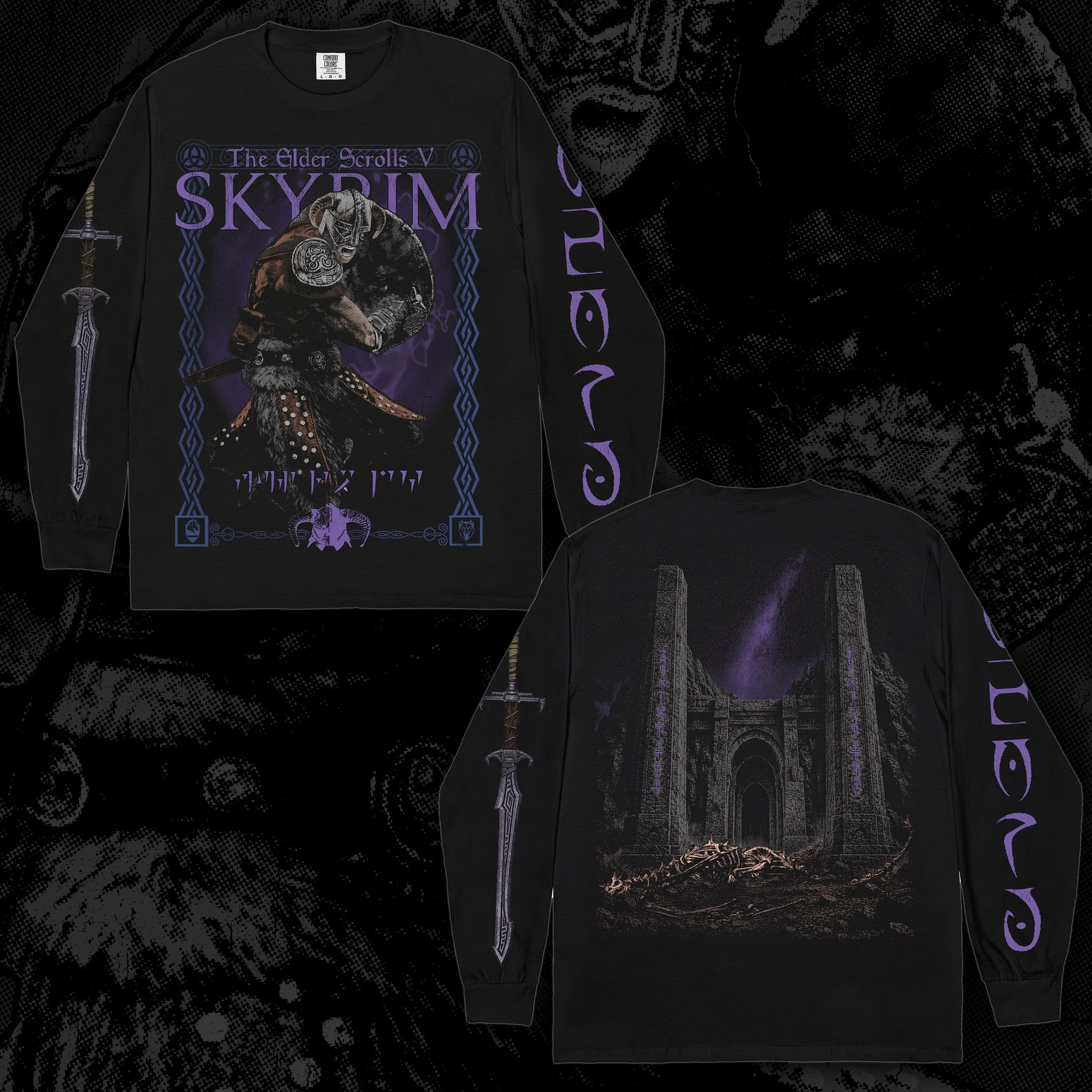 The Elder Scrolls: Skyrim Long Sleeve (Purple)