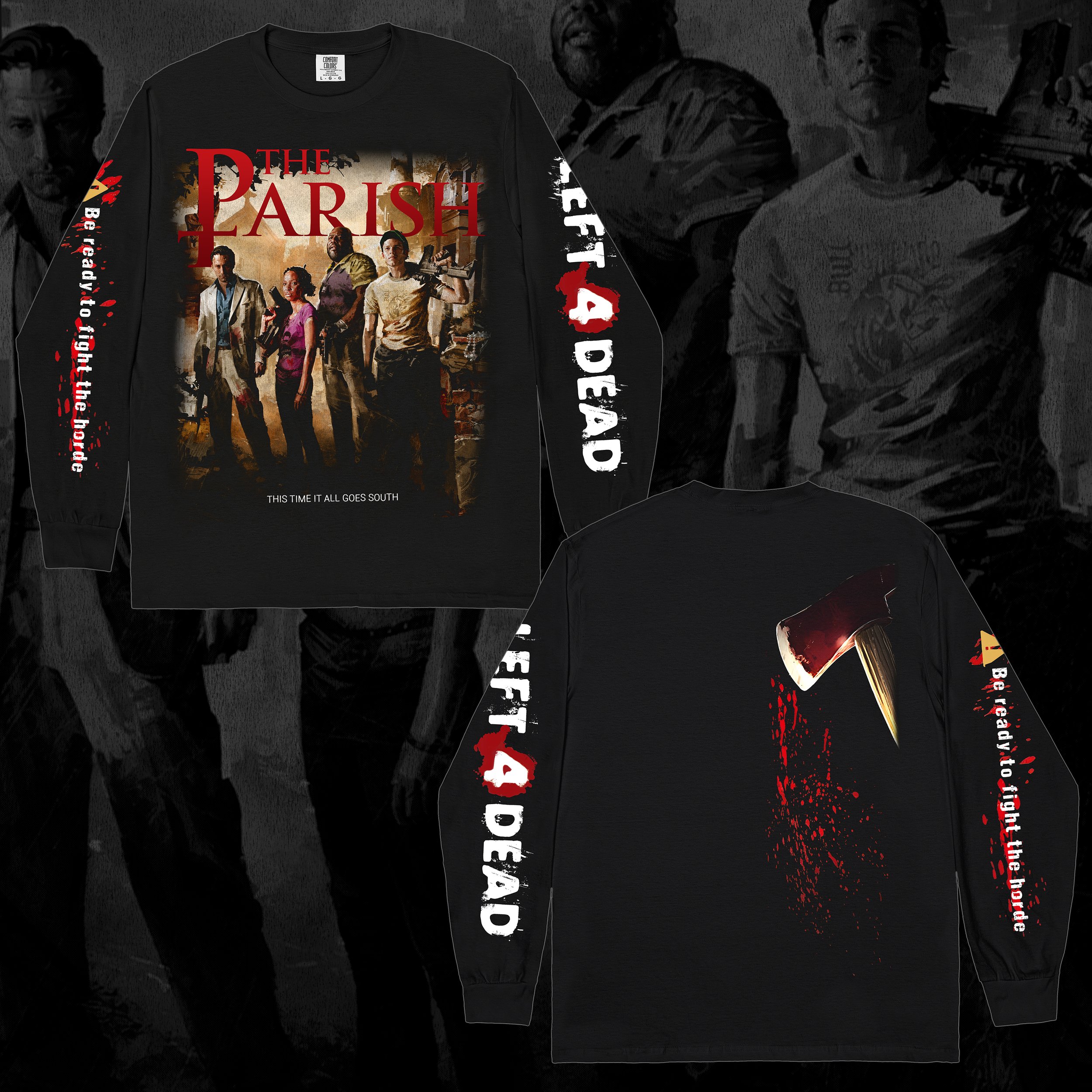 Left 4 Dead 2 "The Parish" Long Sleeve