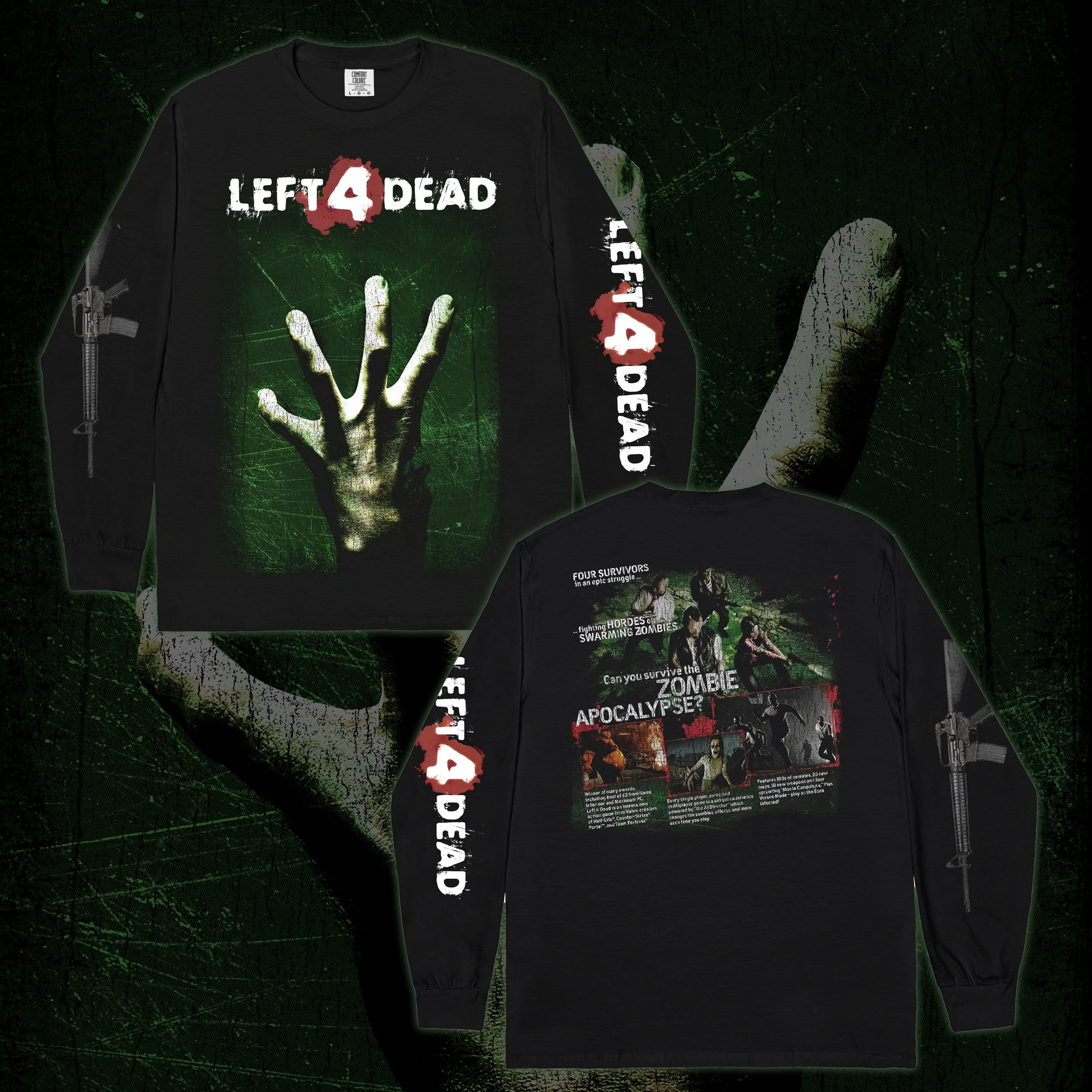 Left 4 Dead "Cover" Long Sleeve