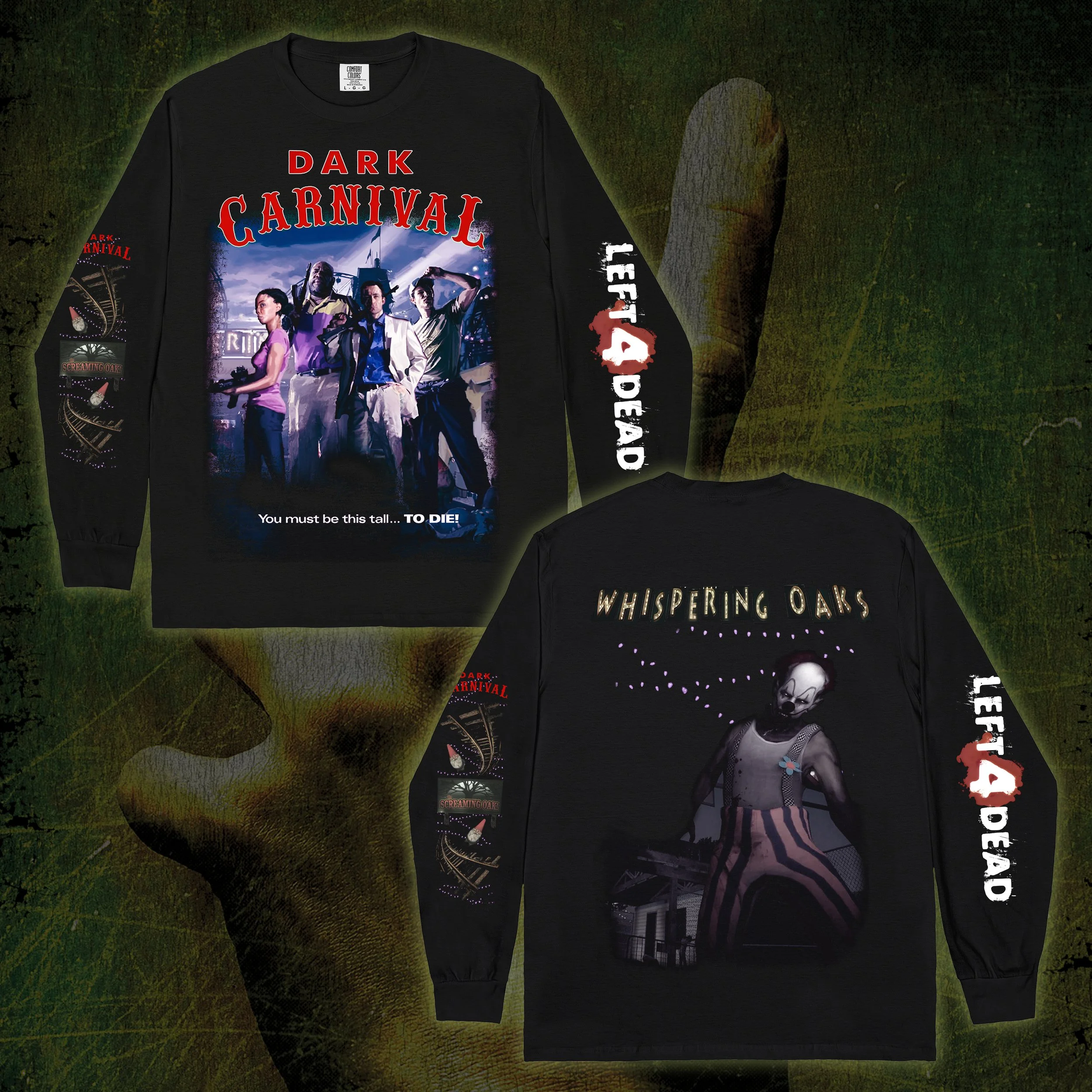 Left 4 Dead 2 "Dark Carnival" Long Sleeve